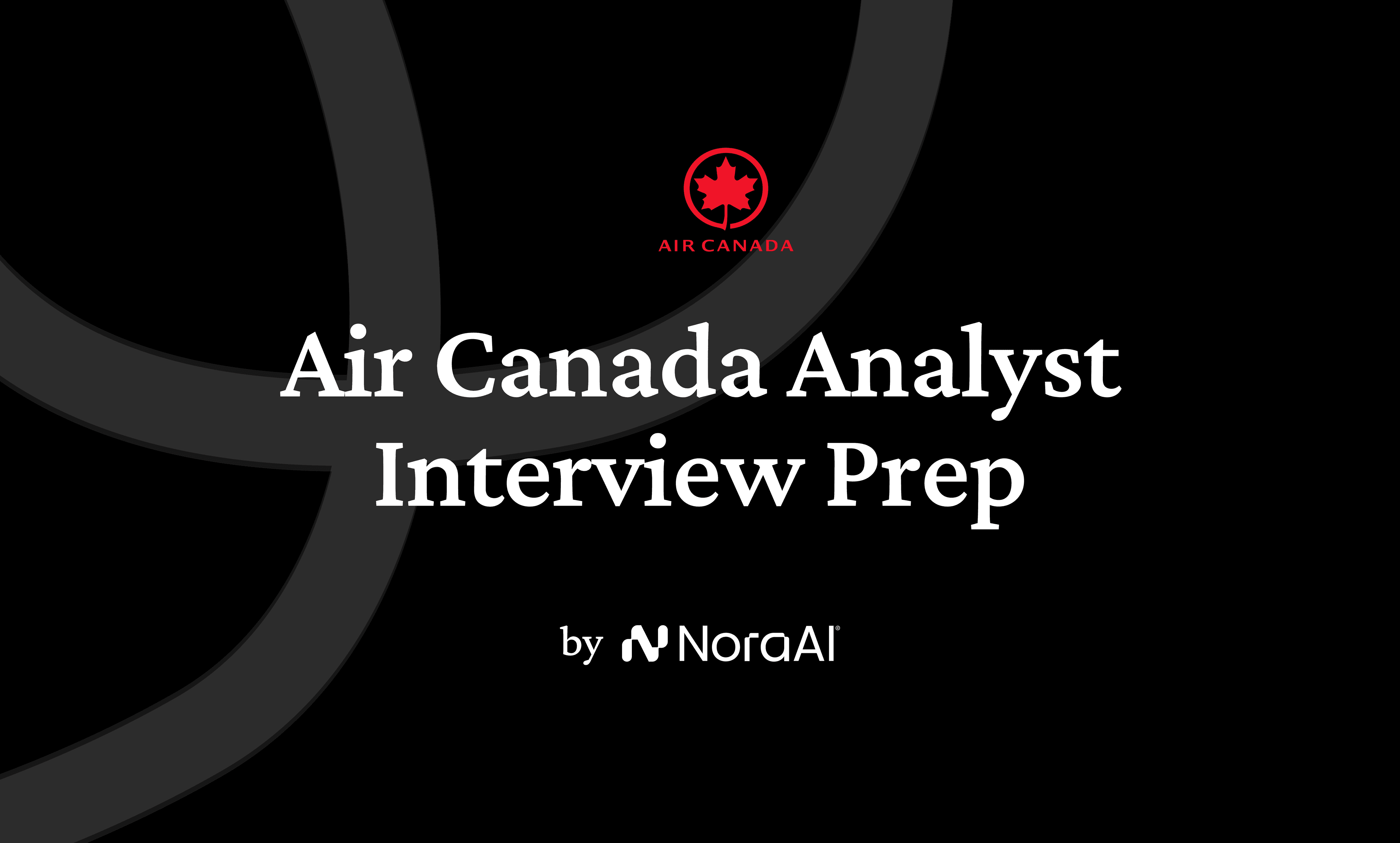 Air Canada Analyst Interview logo