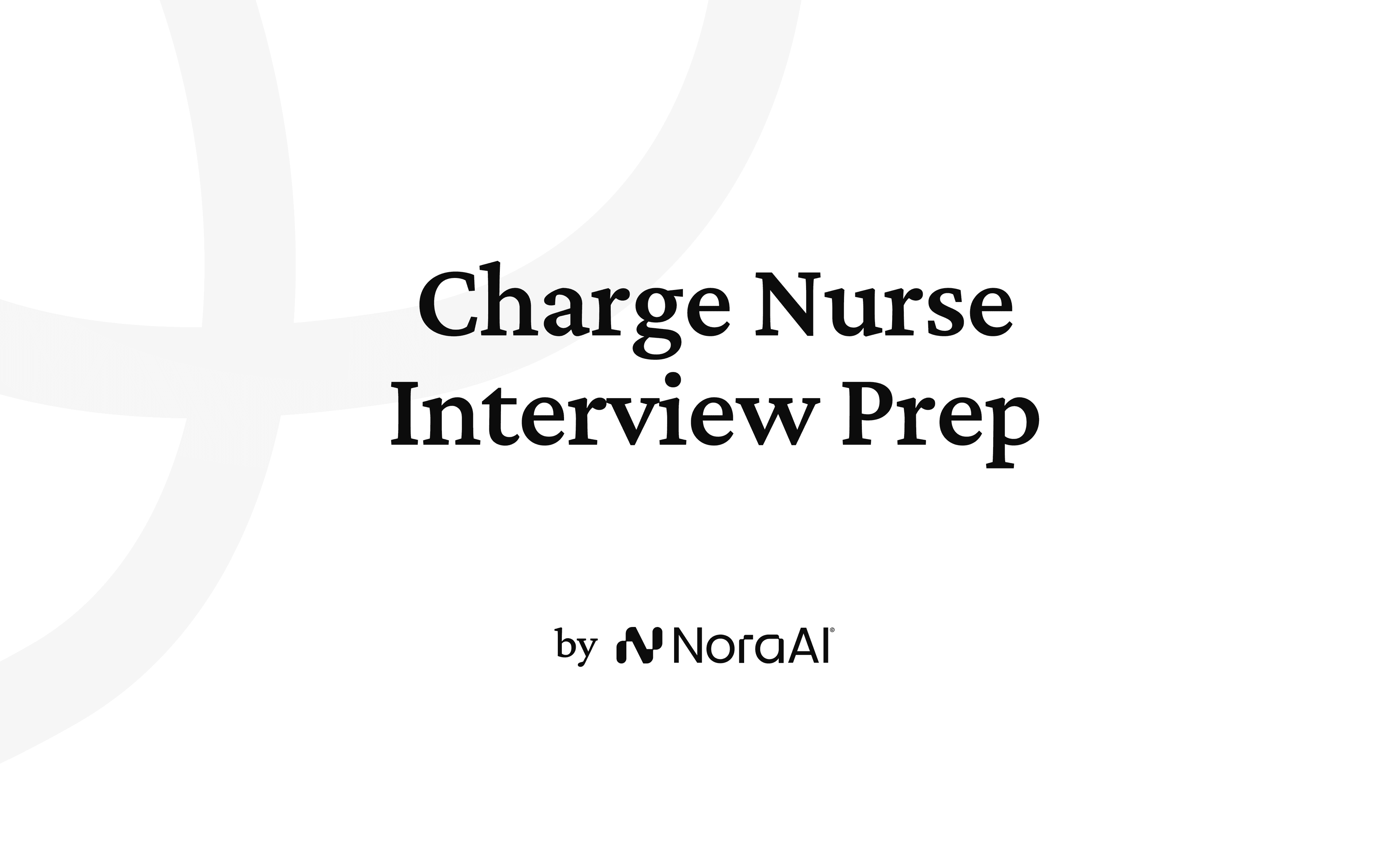 Charge Nurse Interview Prep logo