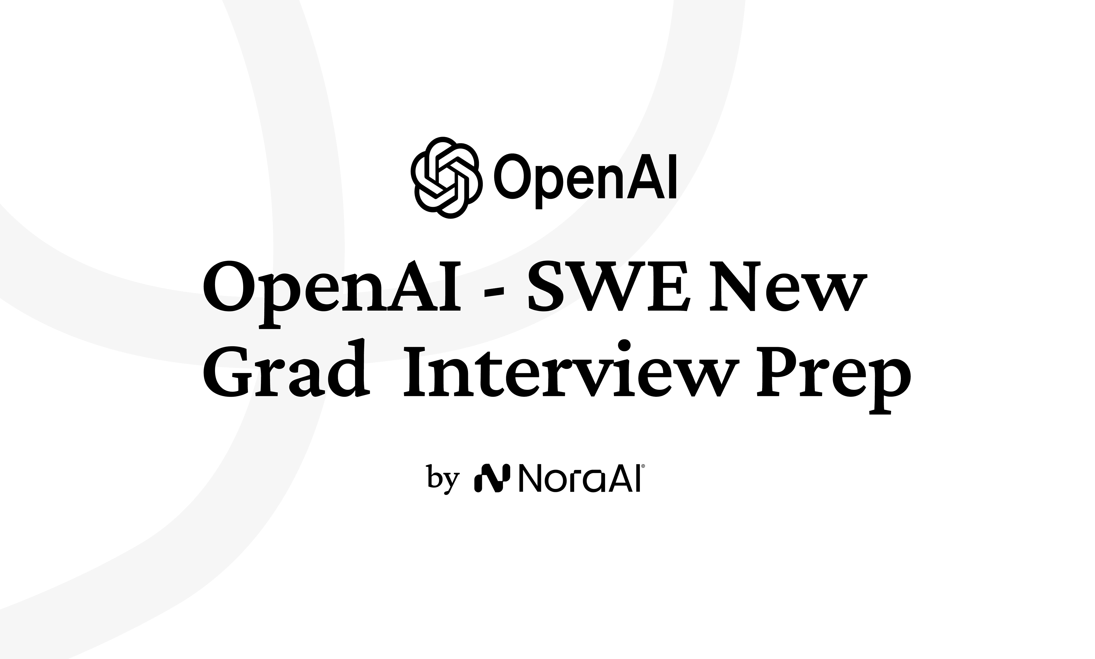 OpenAI SWE New Grad Interview Logo