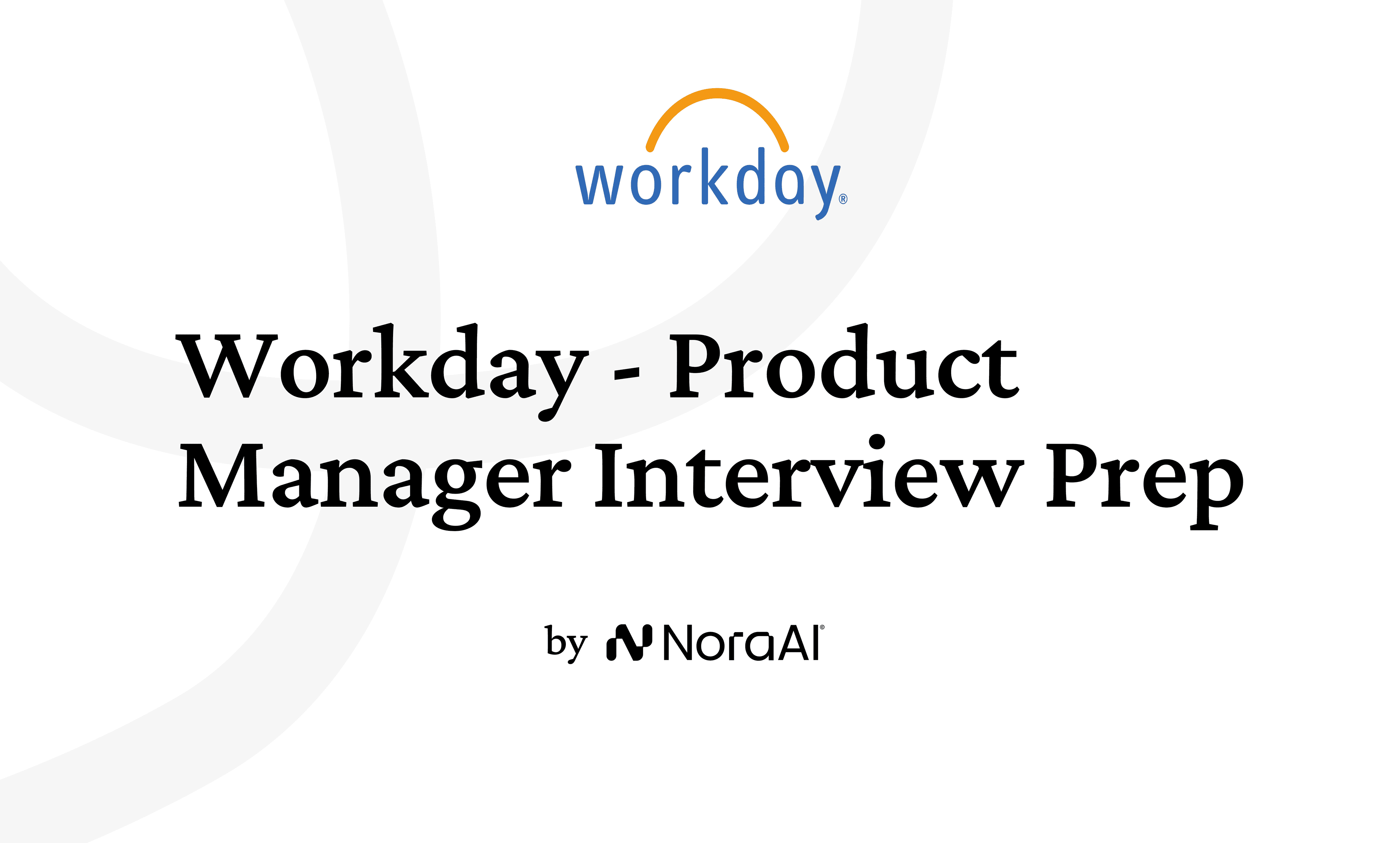 Workday Product Manager Interview Logo