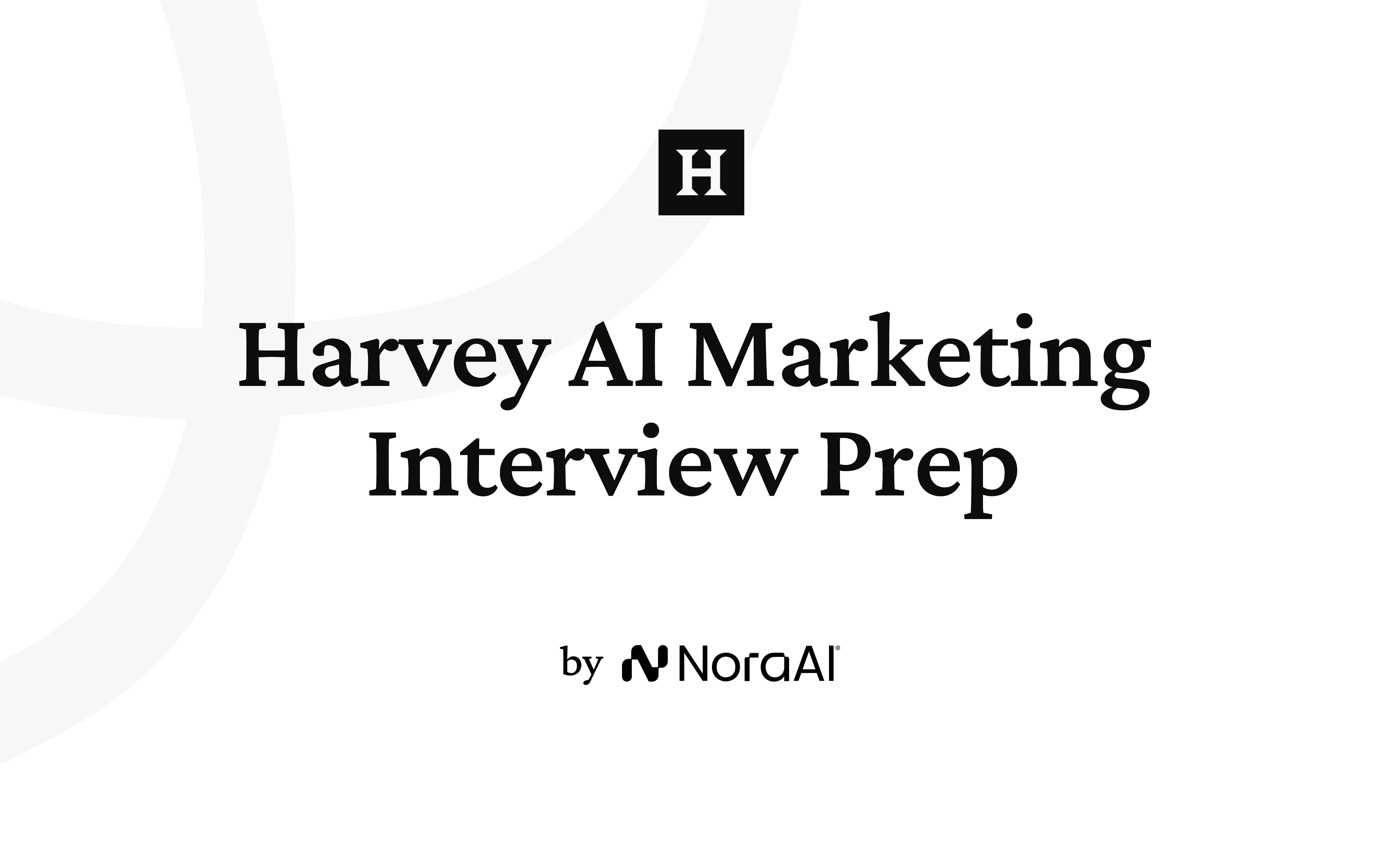 Harvey AI Marketing Interview logo