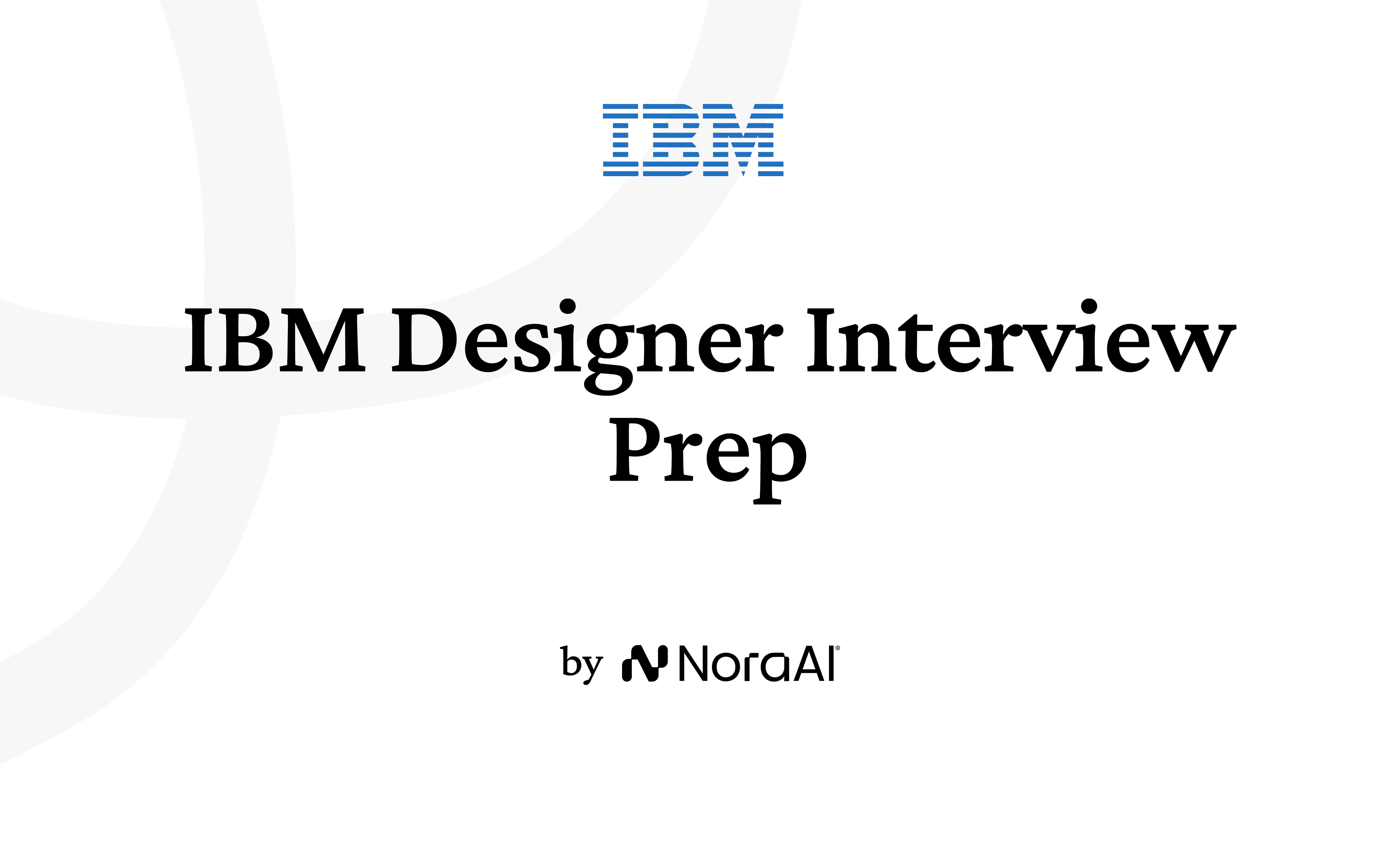 IBM Designer Interview logo