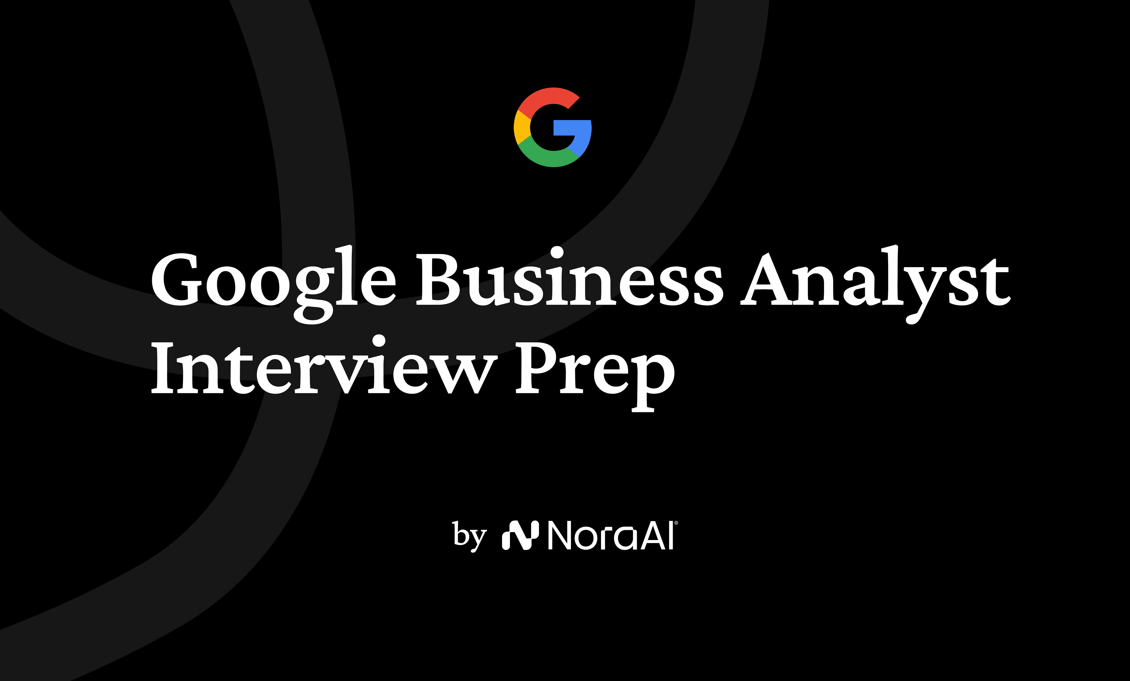 Google Business Analyst Interview Logo