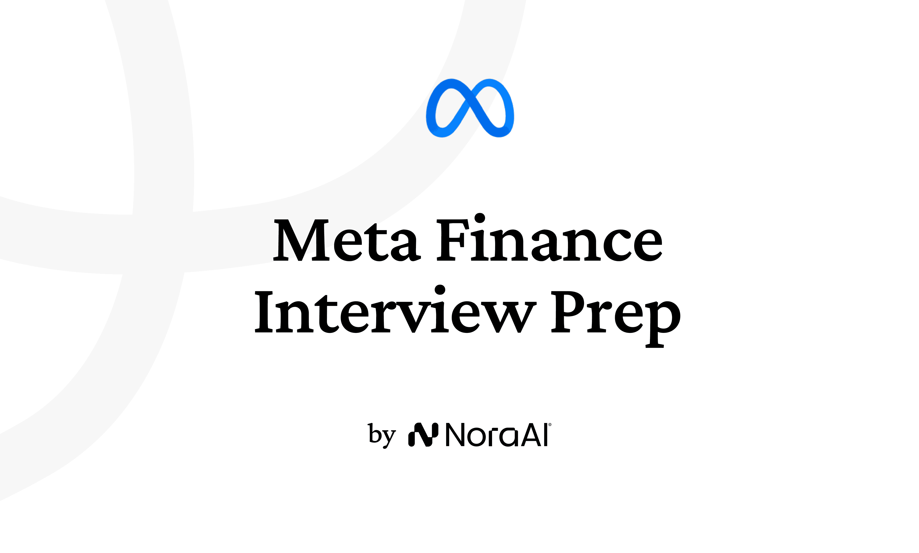 Meta Finance Interview logo
