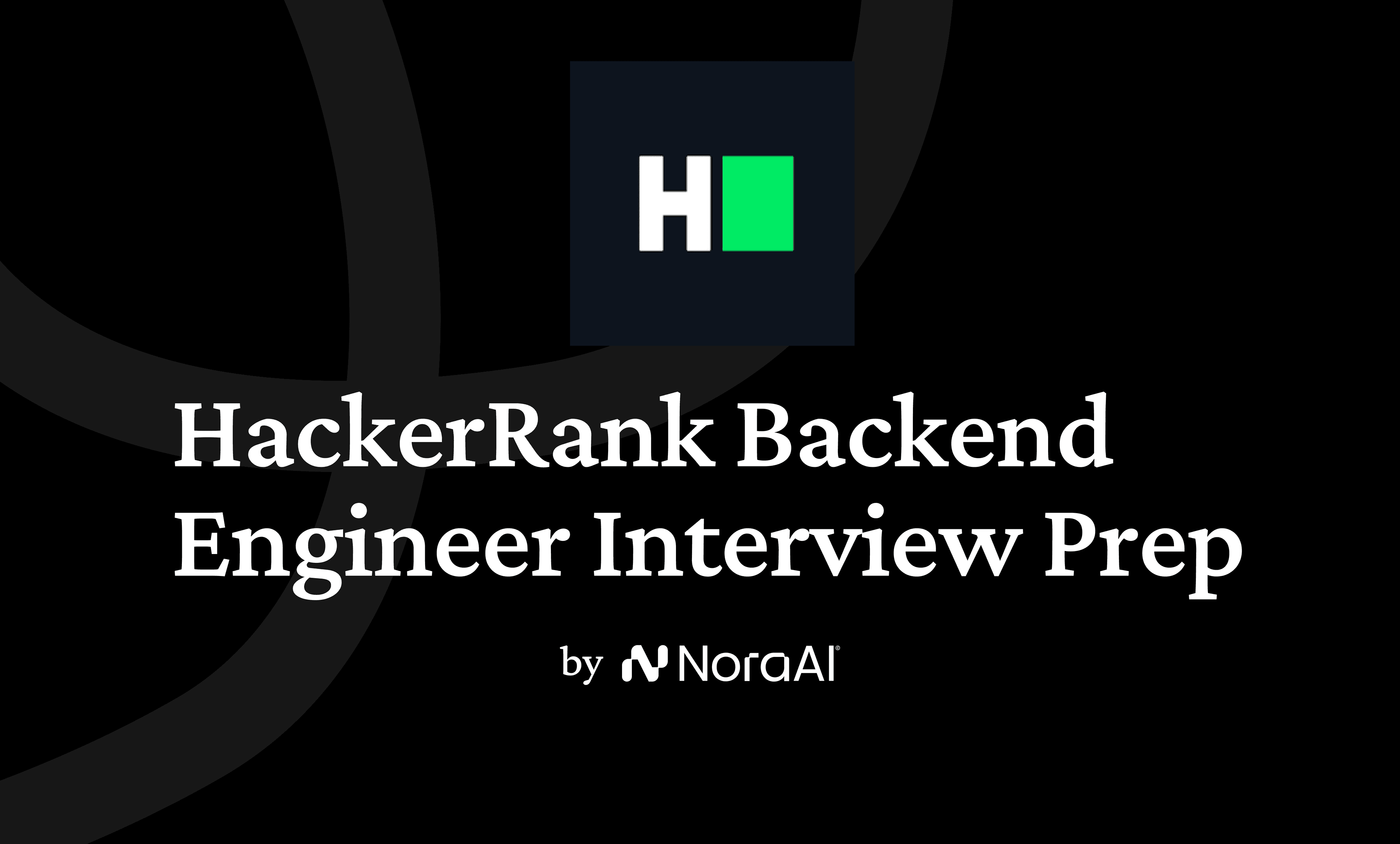 HackerRank Backend Engineer Interview: Process + Questions