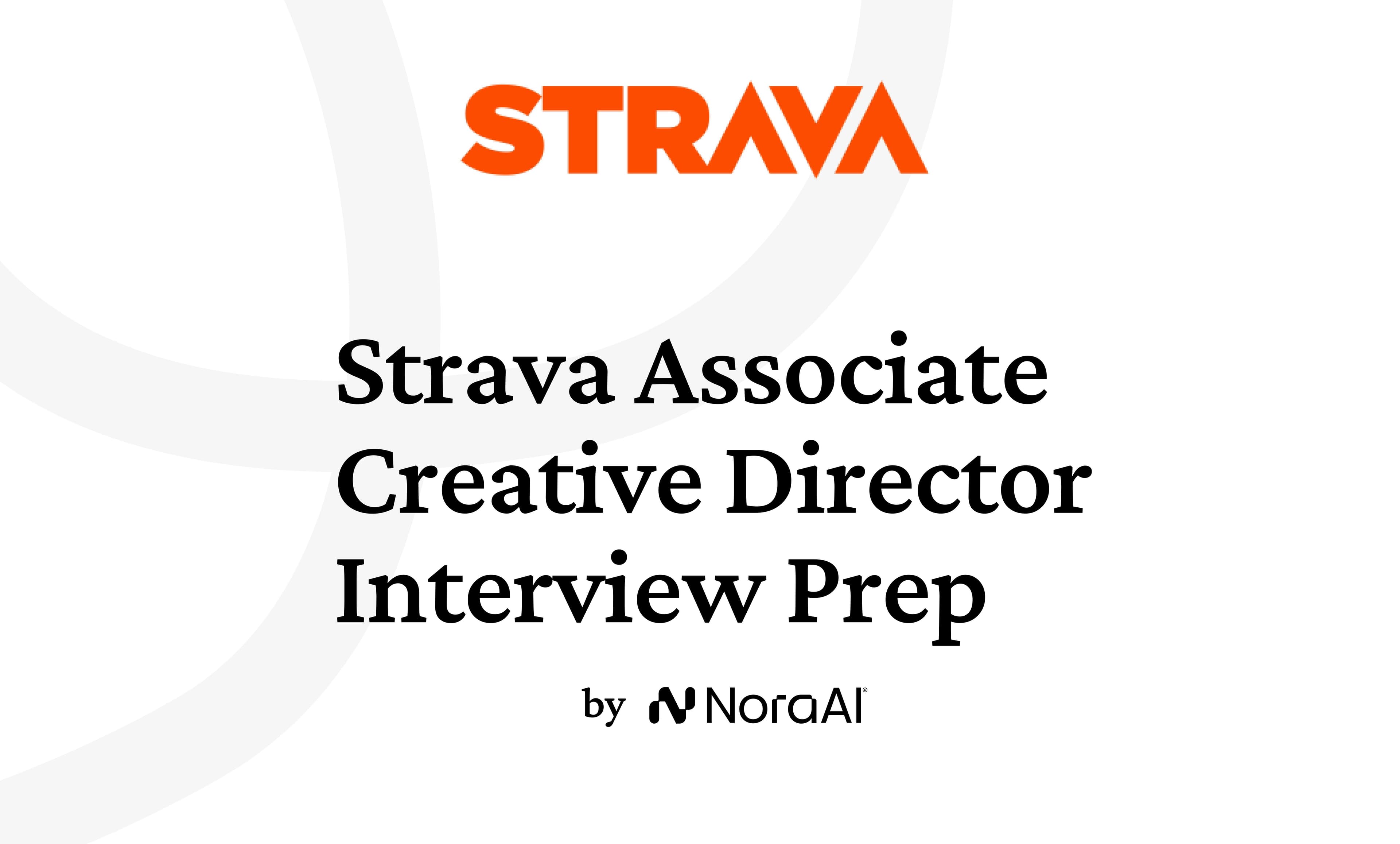 Strava Associate Creative Director Interview: Process + Questions