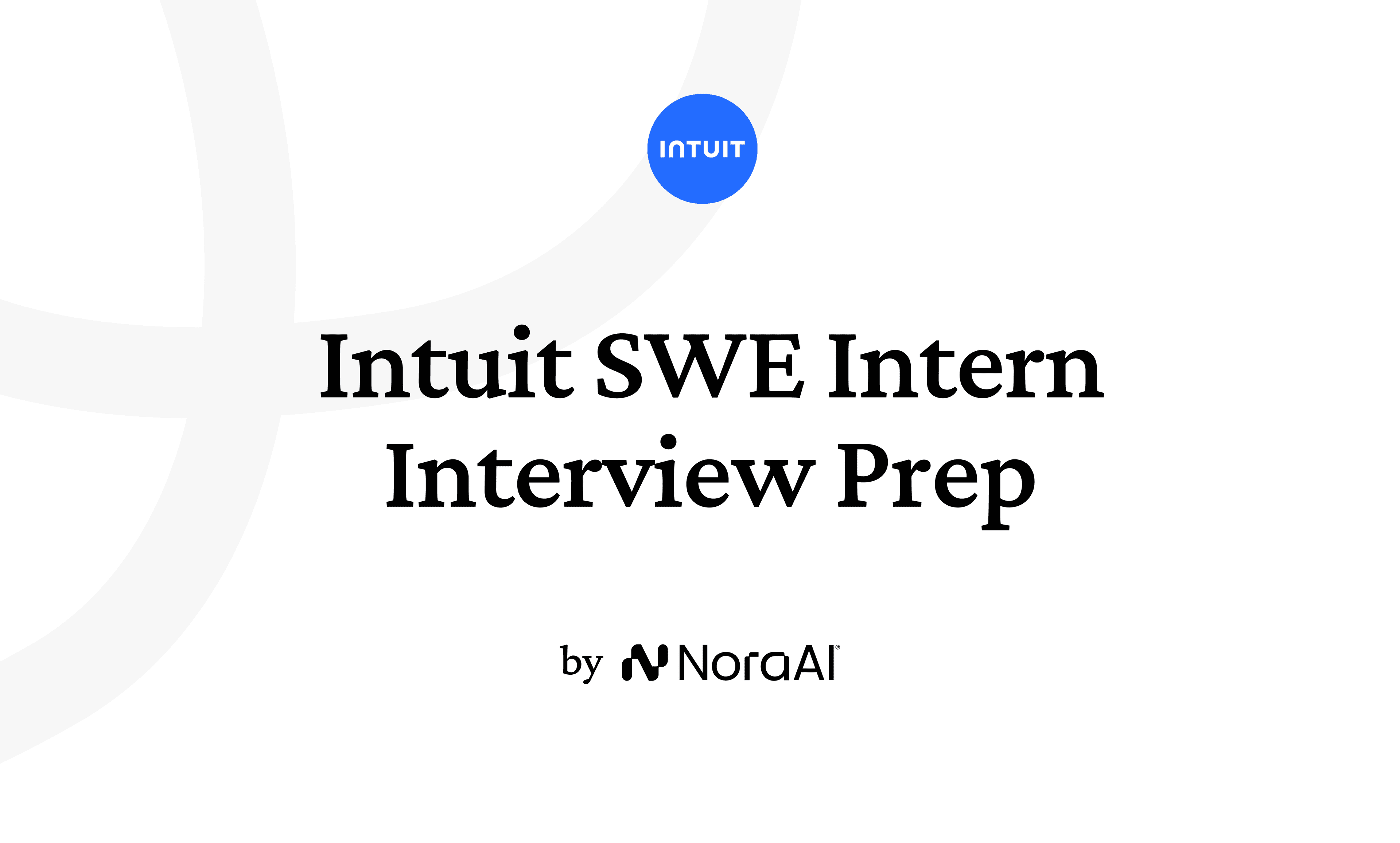 Intuit SWE Intern Interview logo