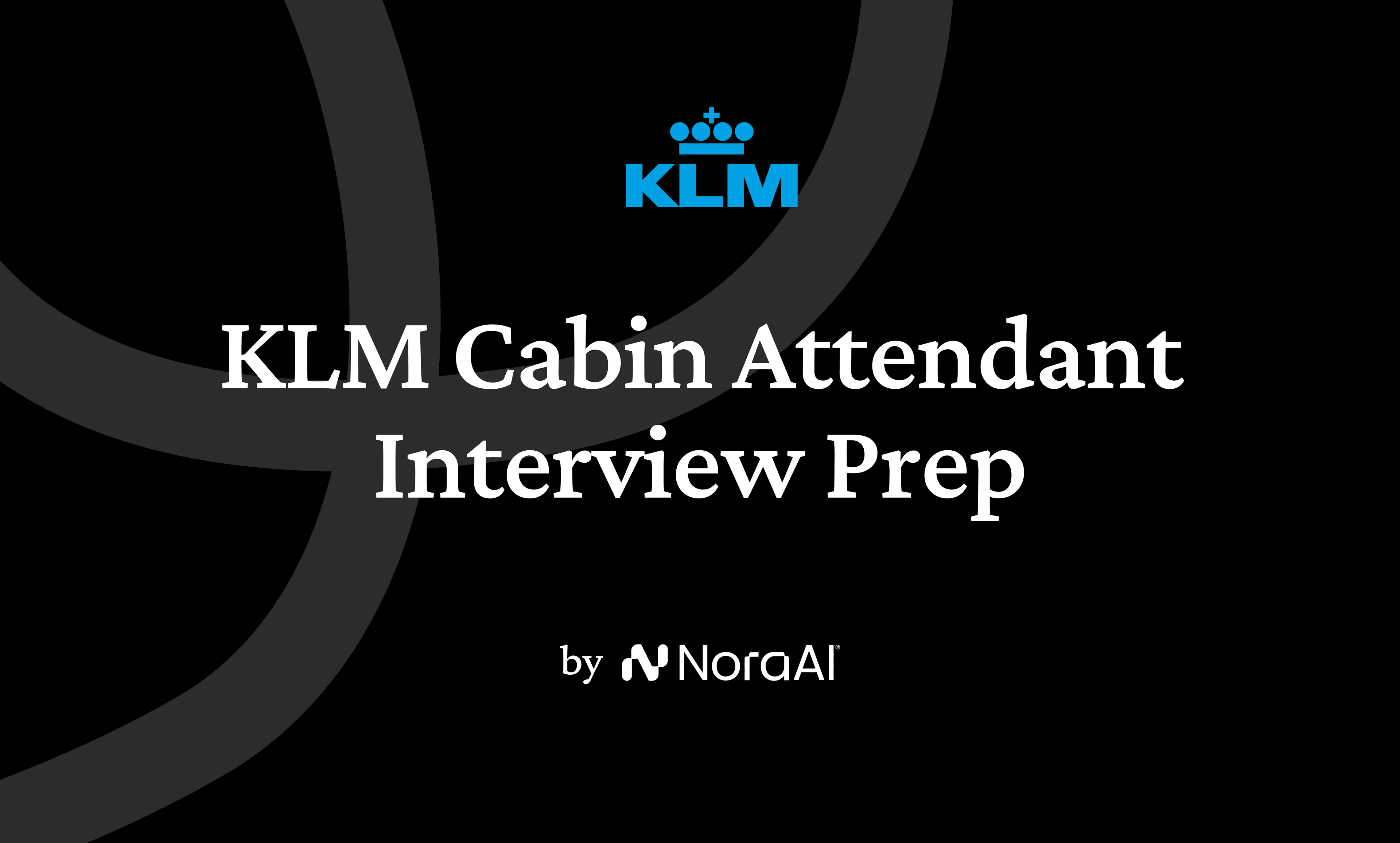 KLM Cabin Attendant Interview logo