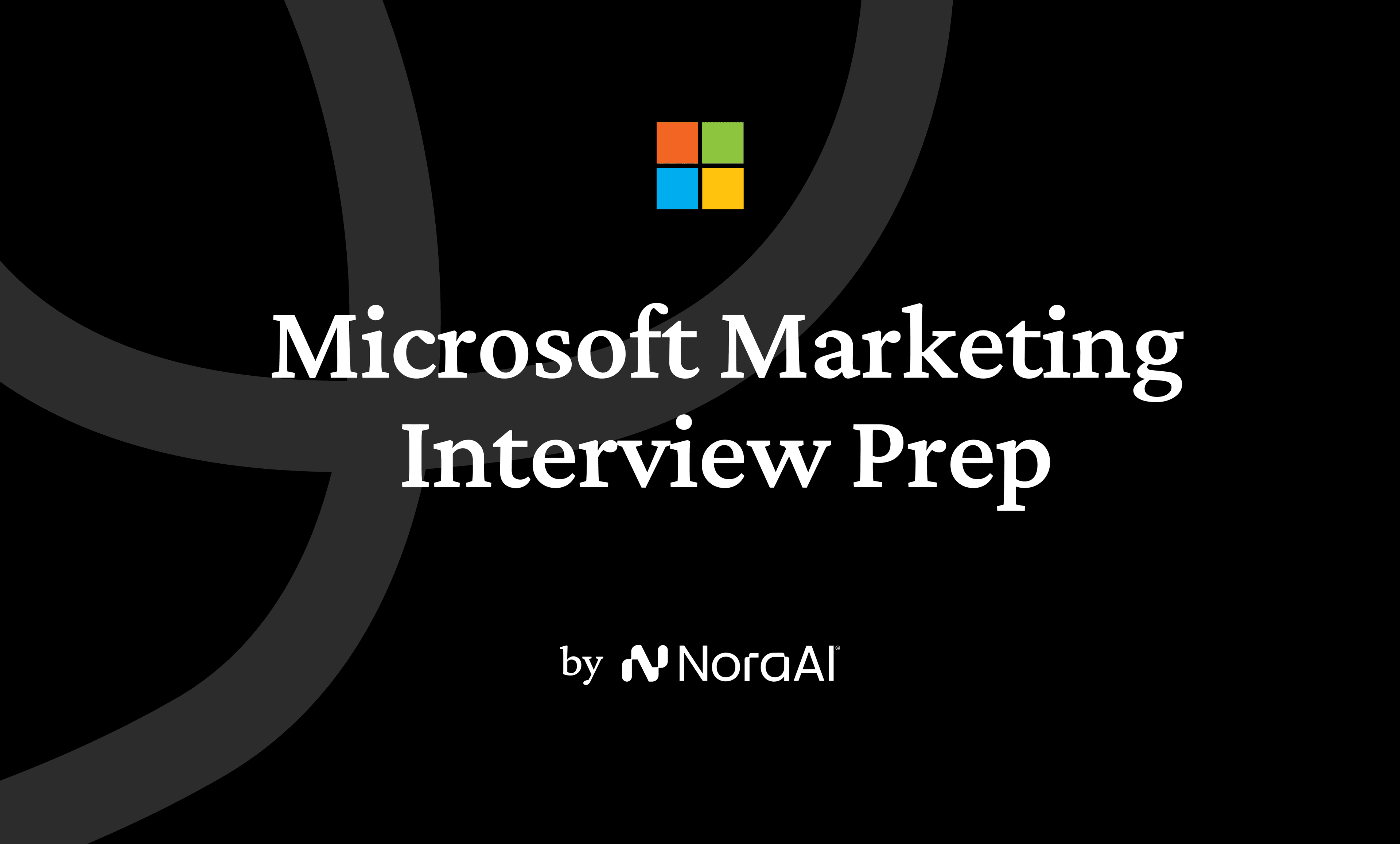 Microsoft Marketing Interview Logo