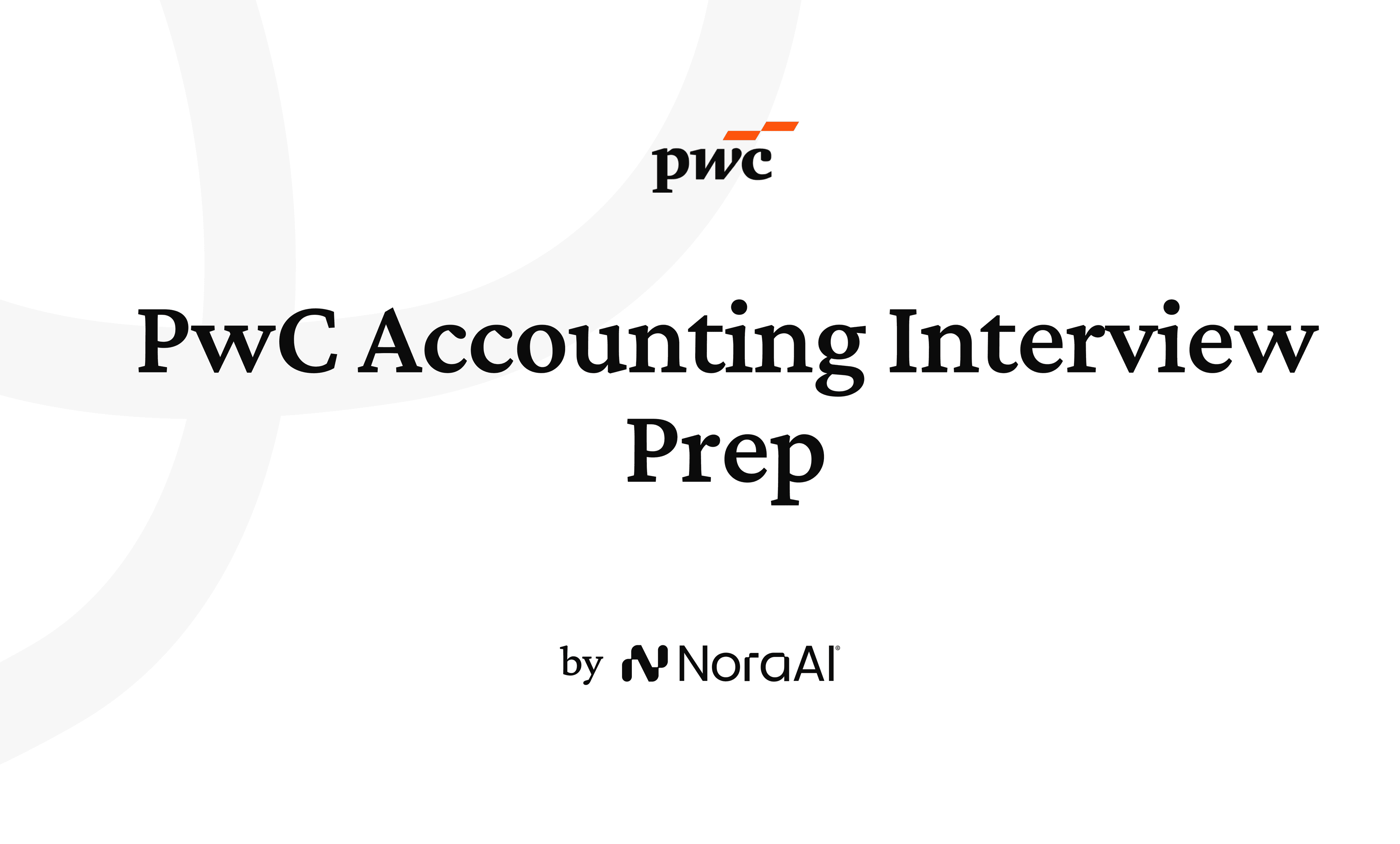 PwC Accounting Interview logo