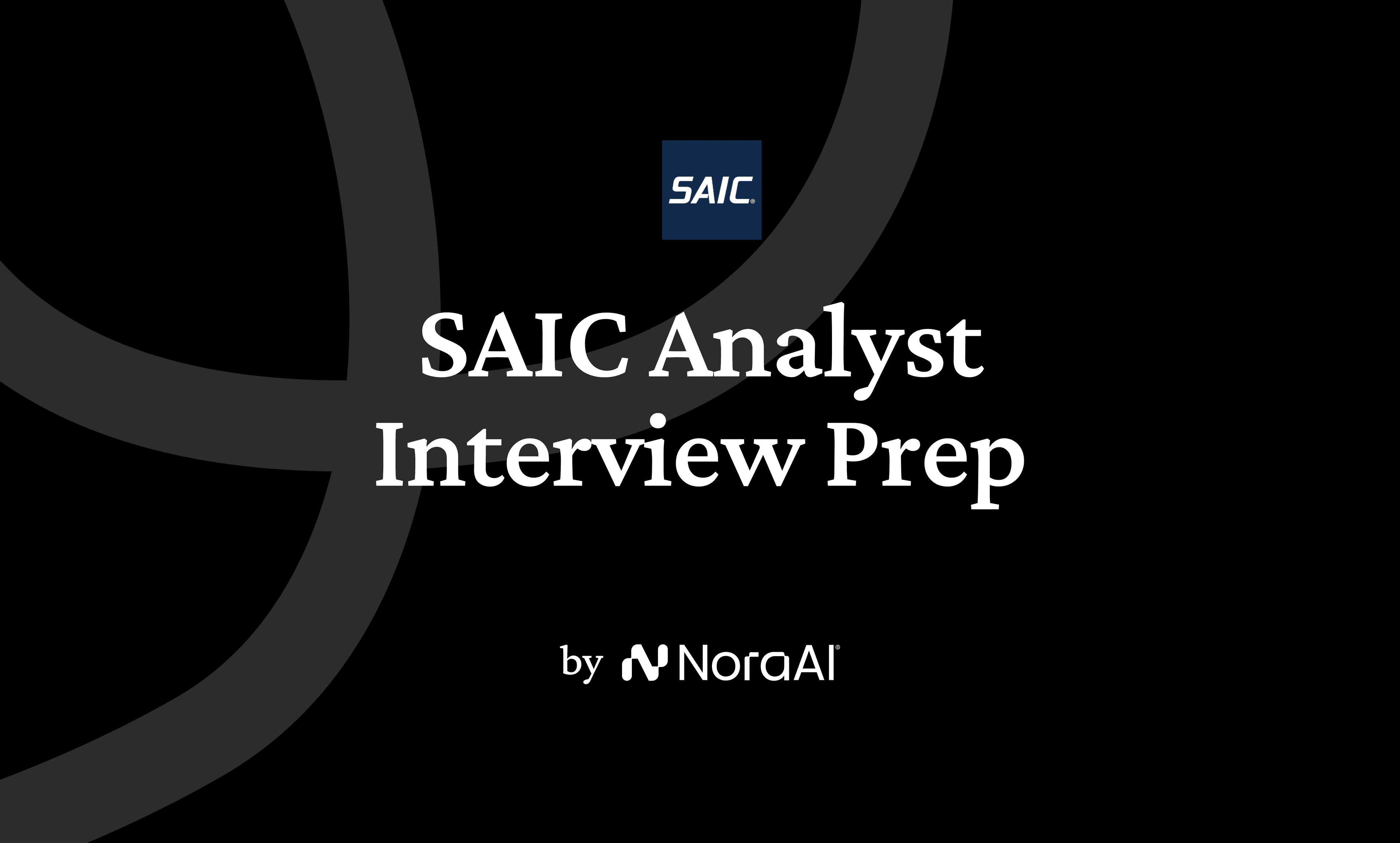 SAIC Analyst Interview Prep logo