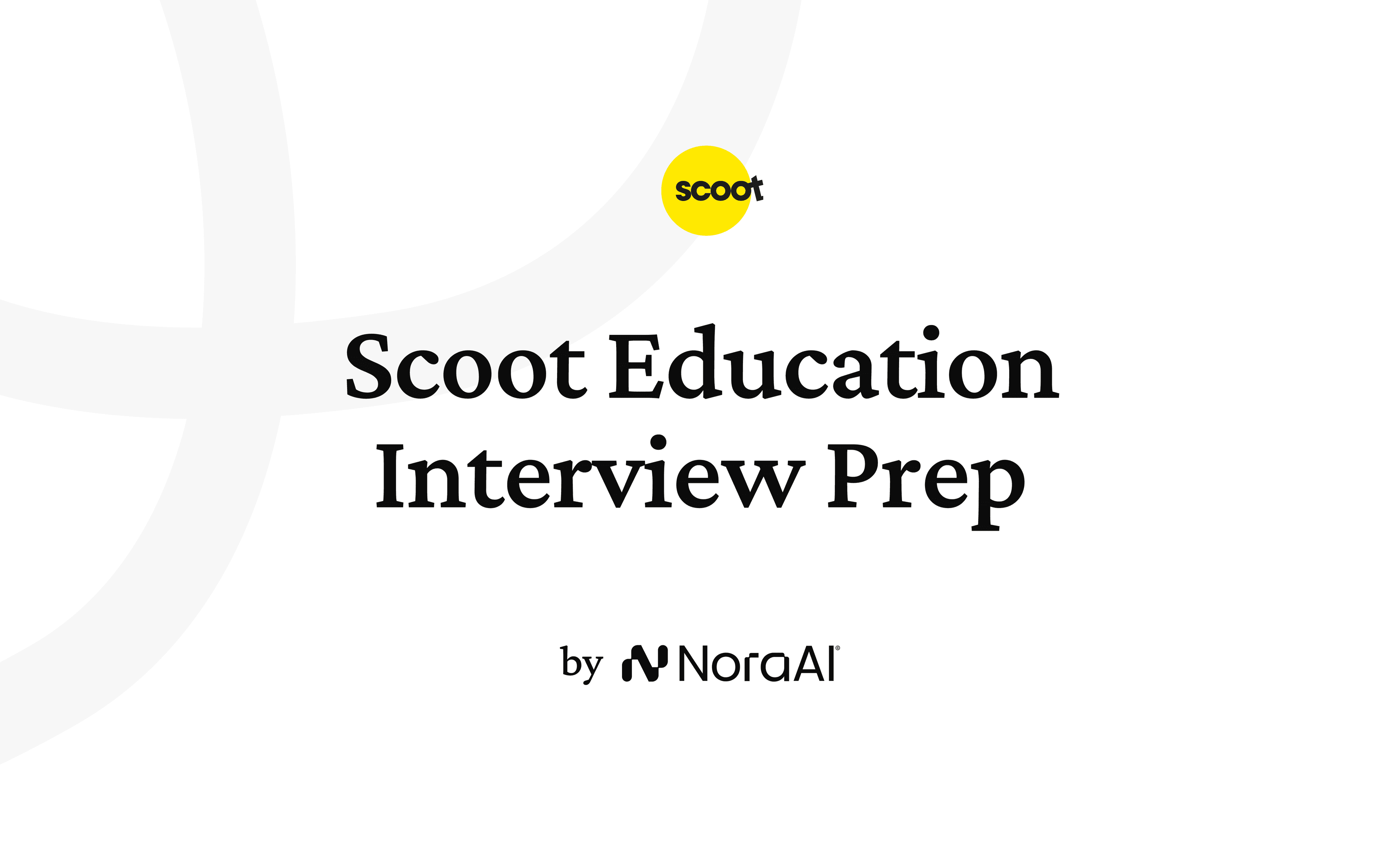 Scoot Education Interview logo