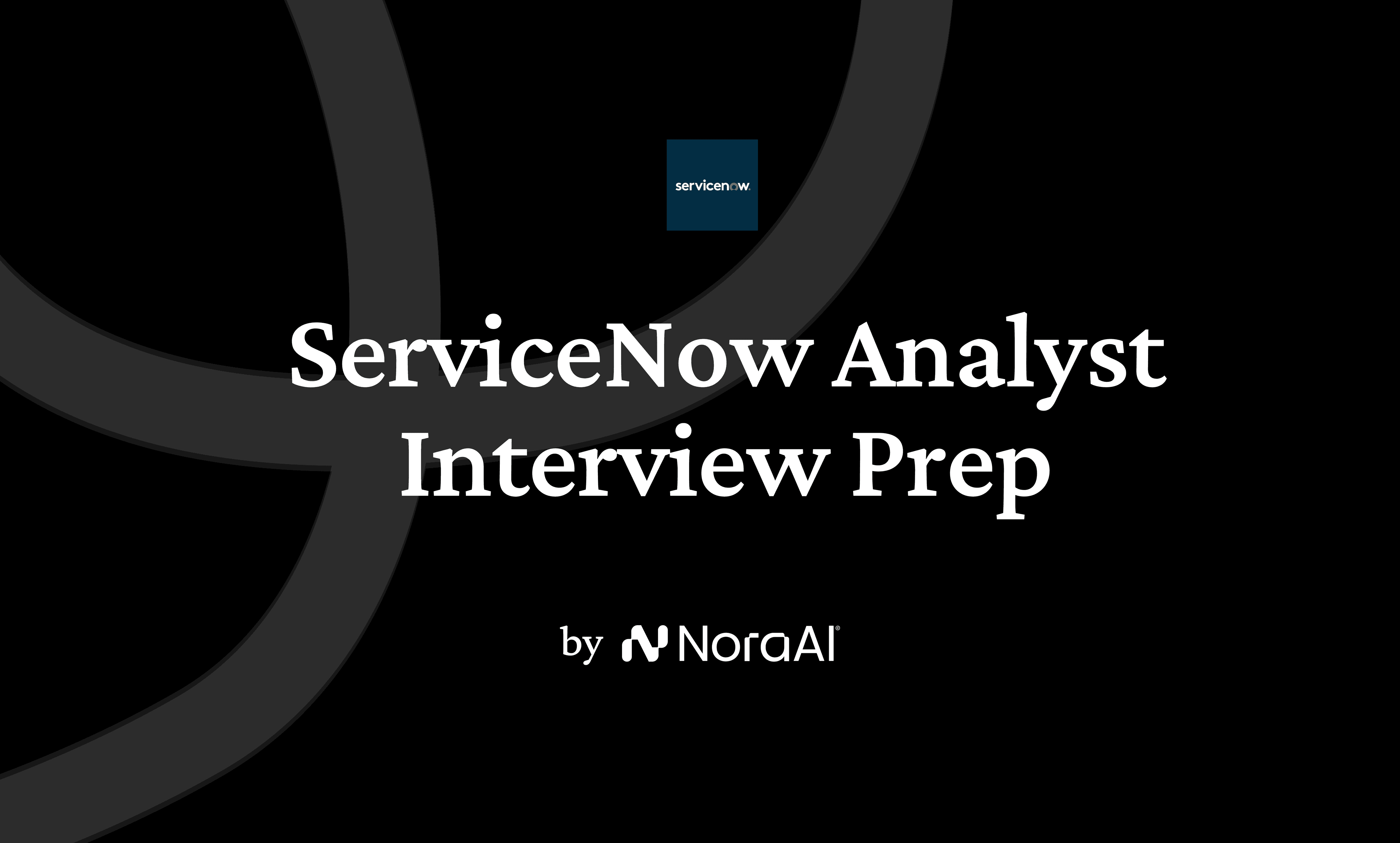 ServiceNow Analyst Interview logo