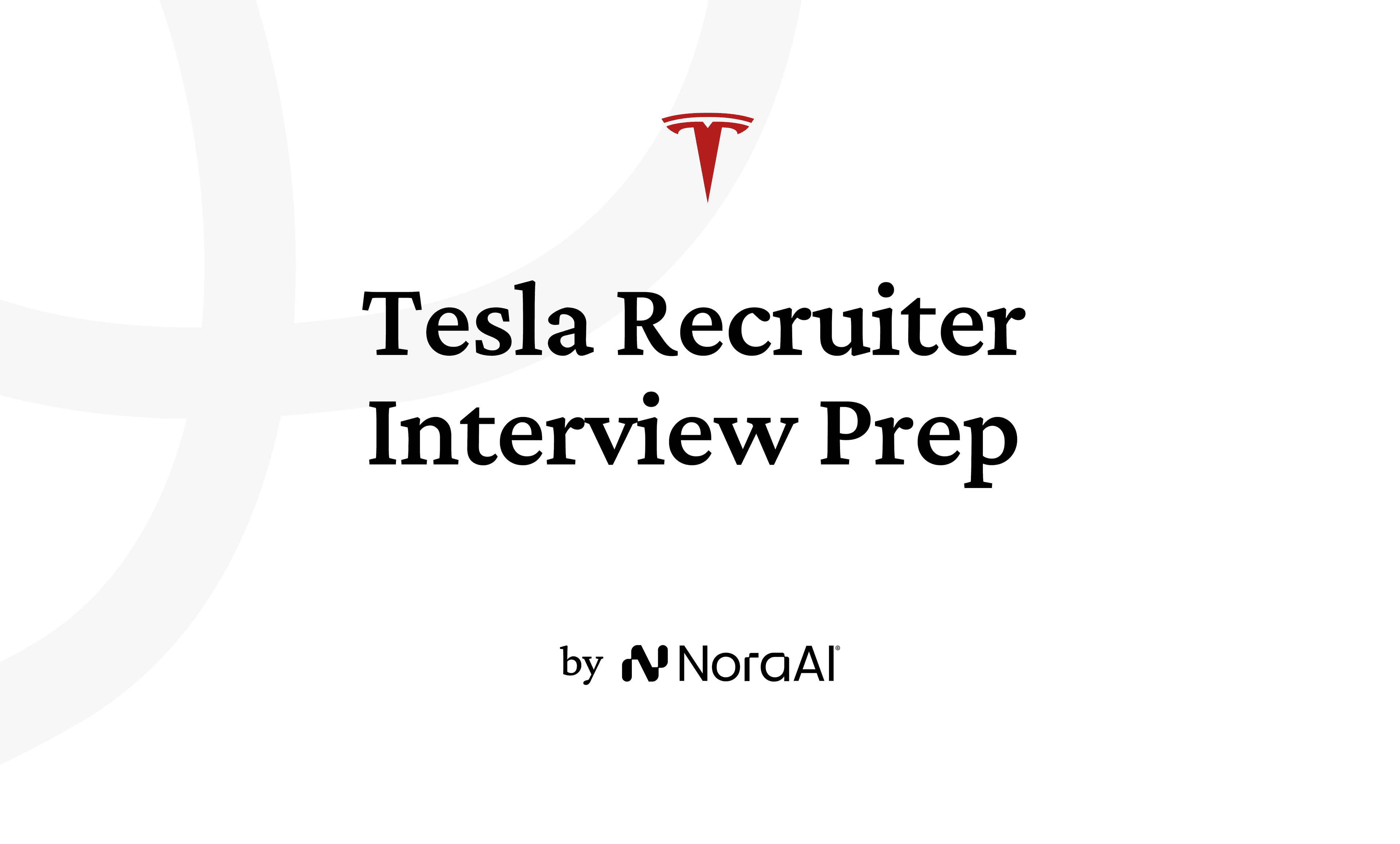 Tesla Recruiter Interview Logo
