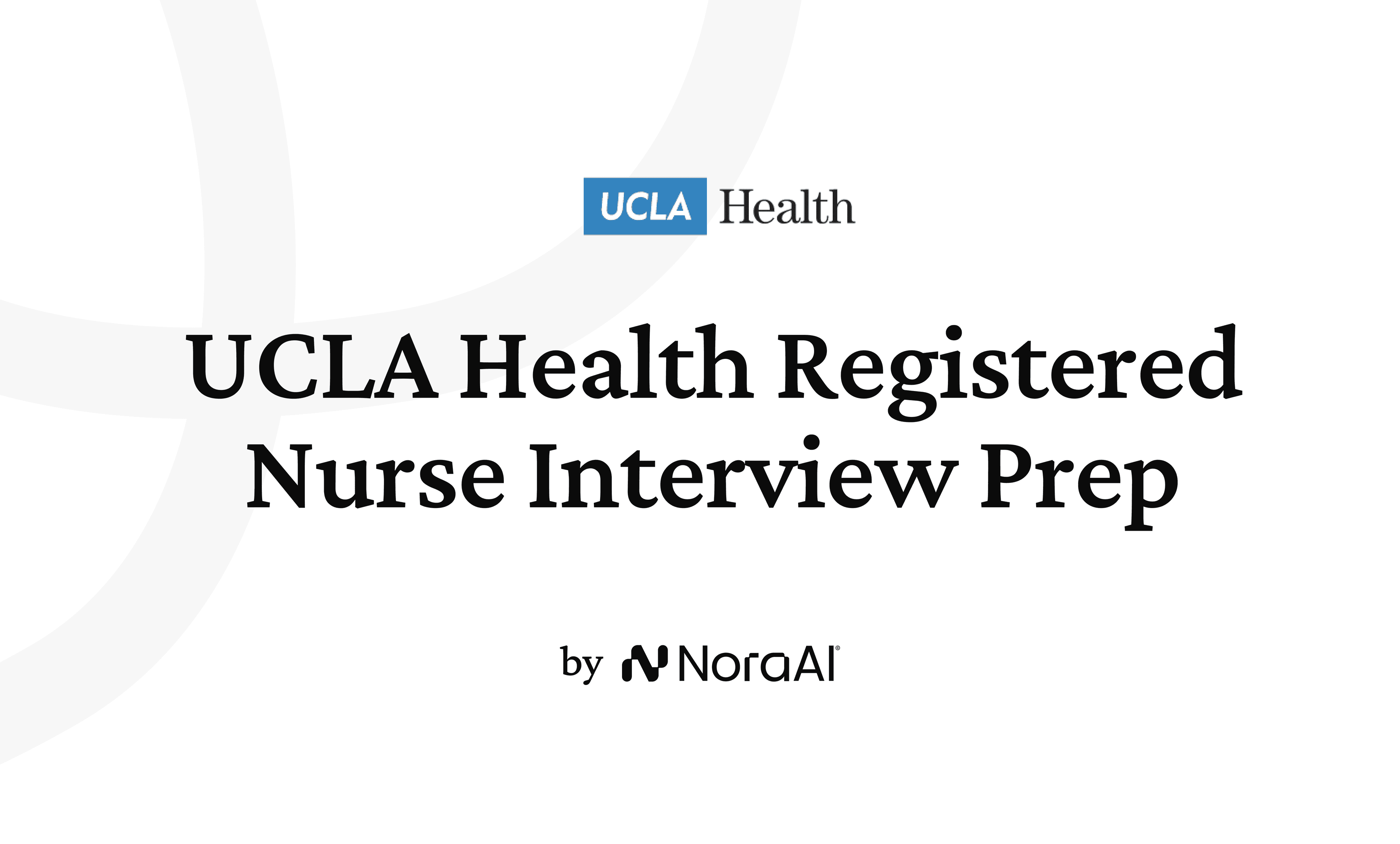 UCLA Health Registered Nurse Interview logo