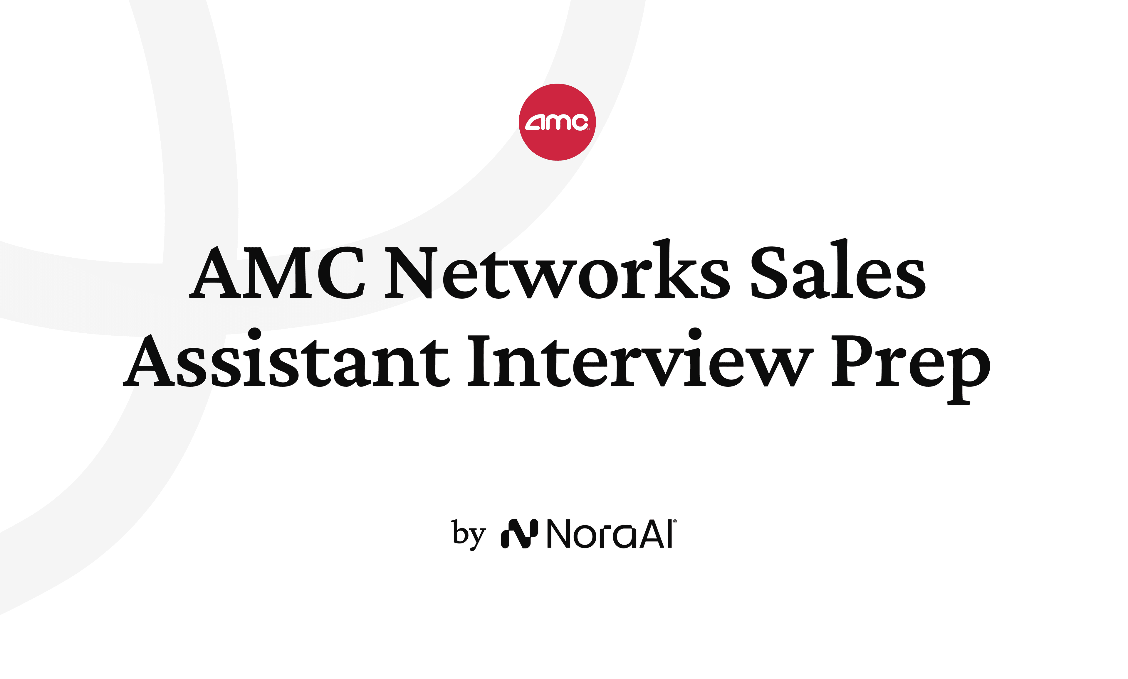 AMC Networks Sales Assistant Interview logo