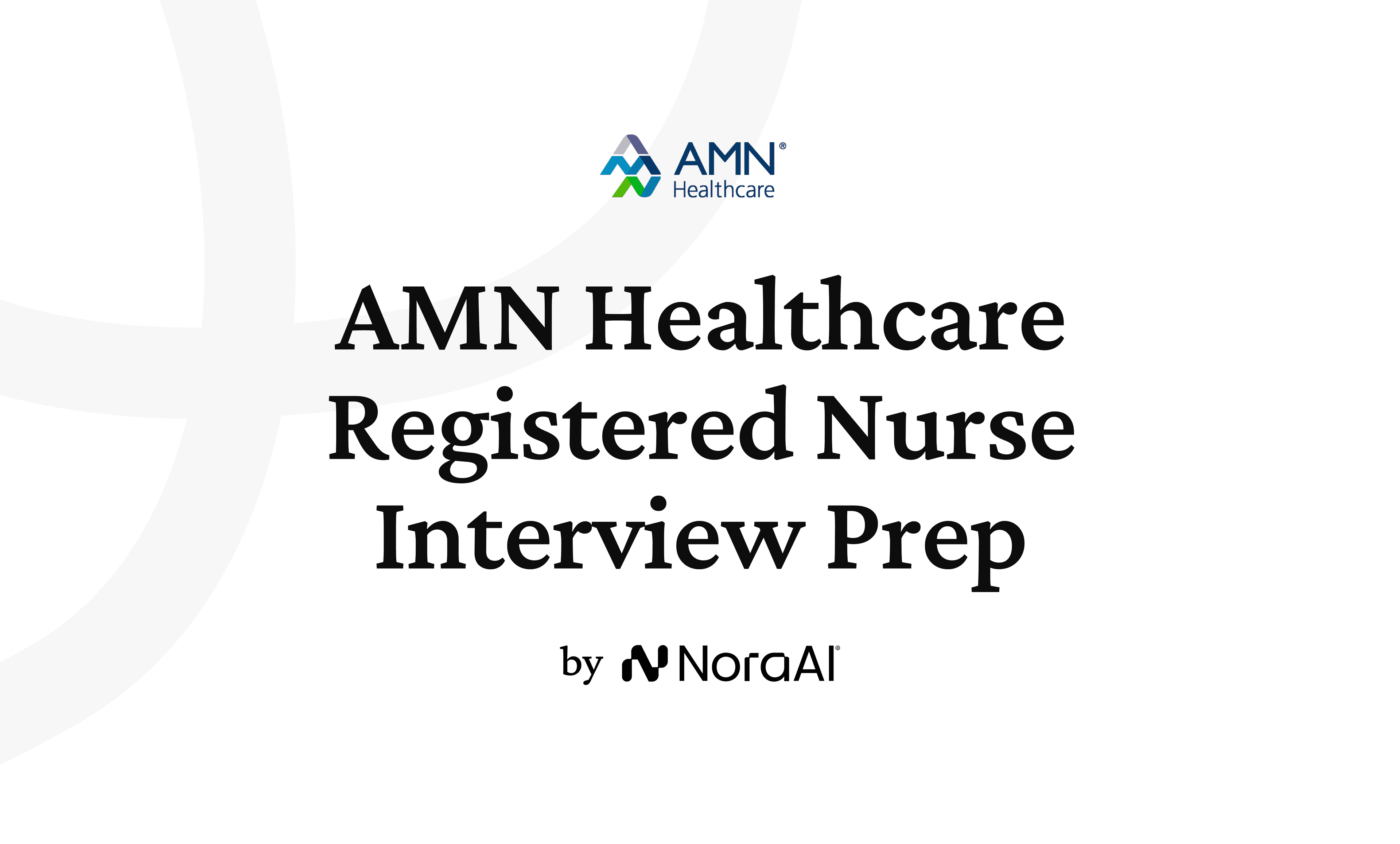 AMN Healthcare Registered Nurse Interview logo