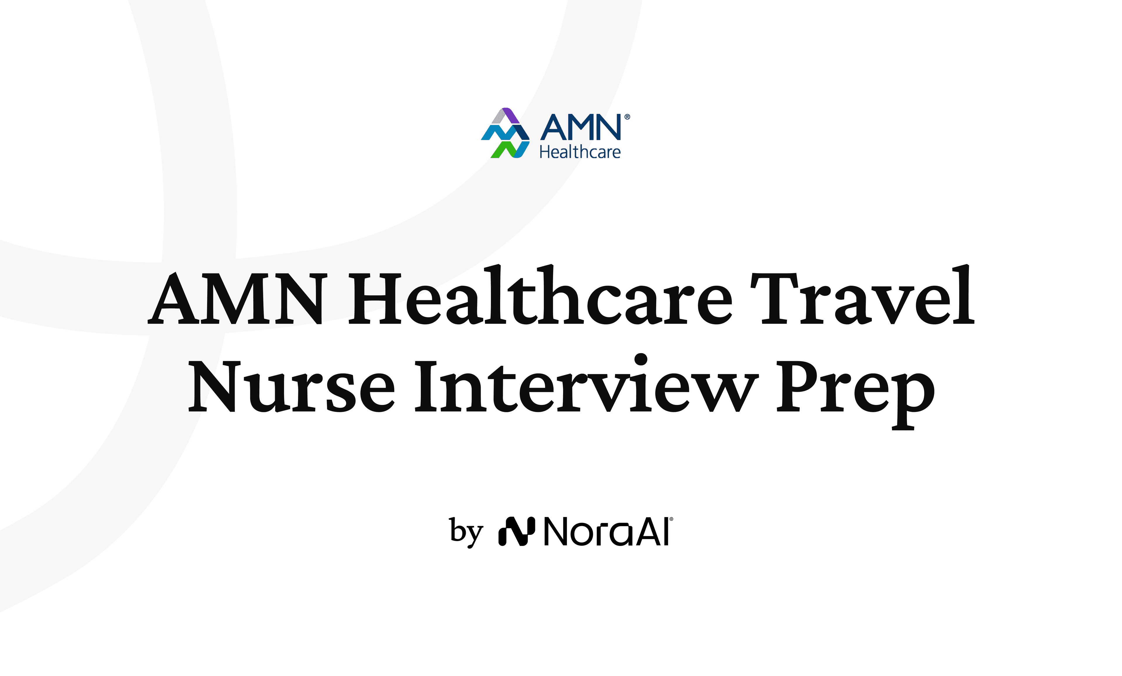 AMN Healthcare Travel Nurse Interview logo