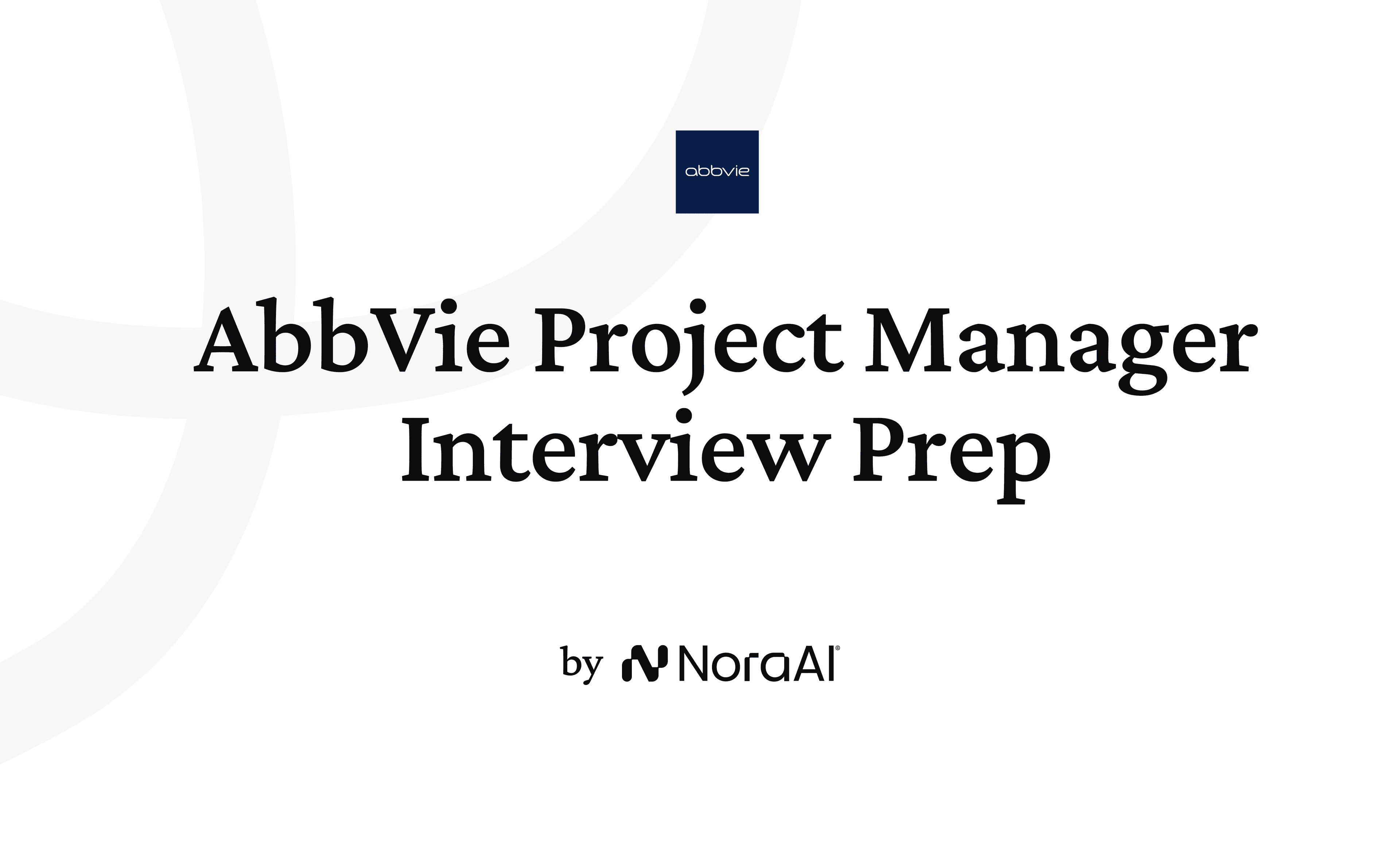 AbbVie Project Manager Interview logo