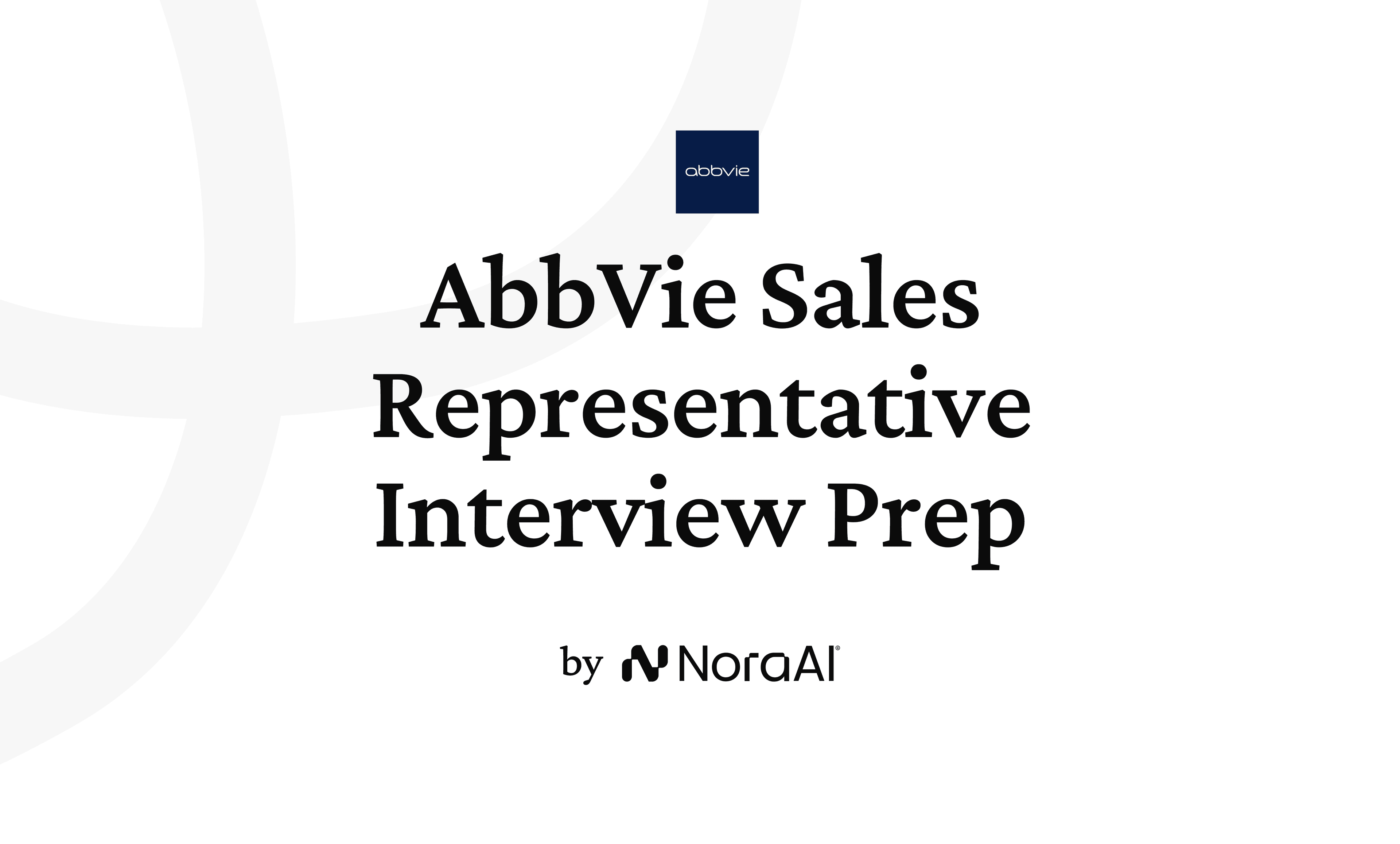 AbbVie Sales Representative Interview logo