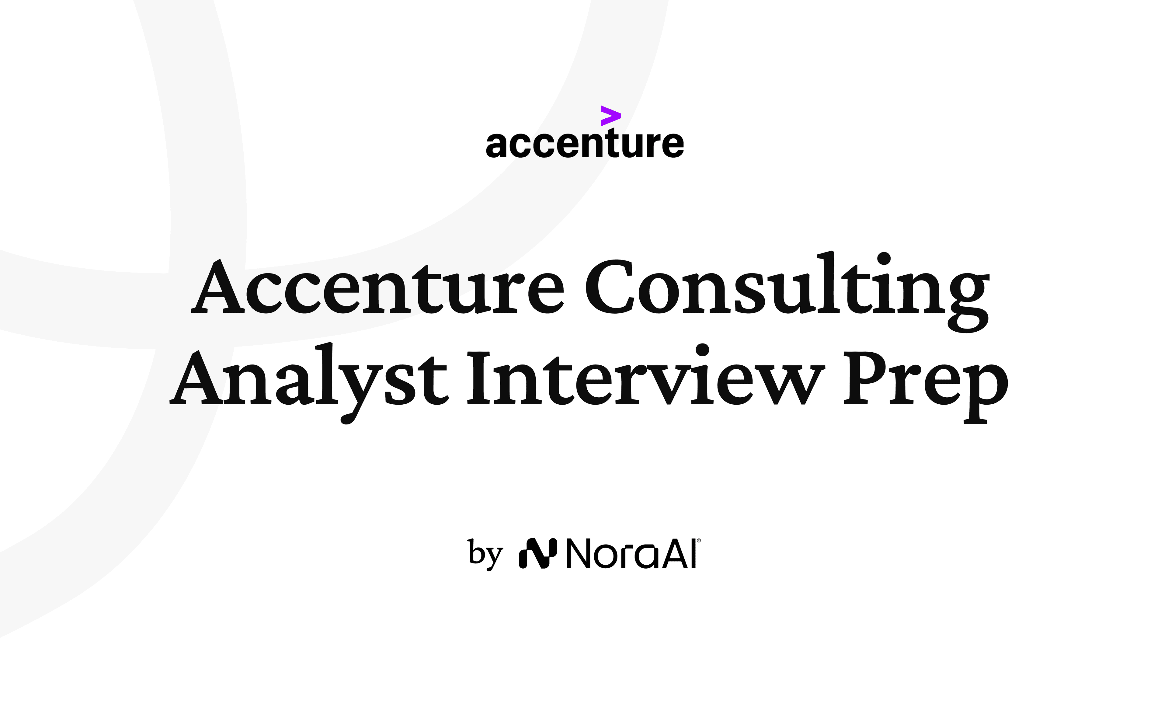 Accenture Consulting Analyst Interview logo