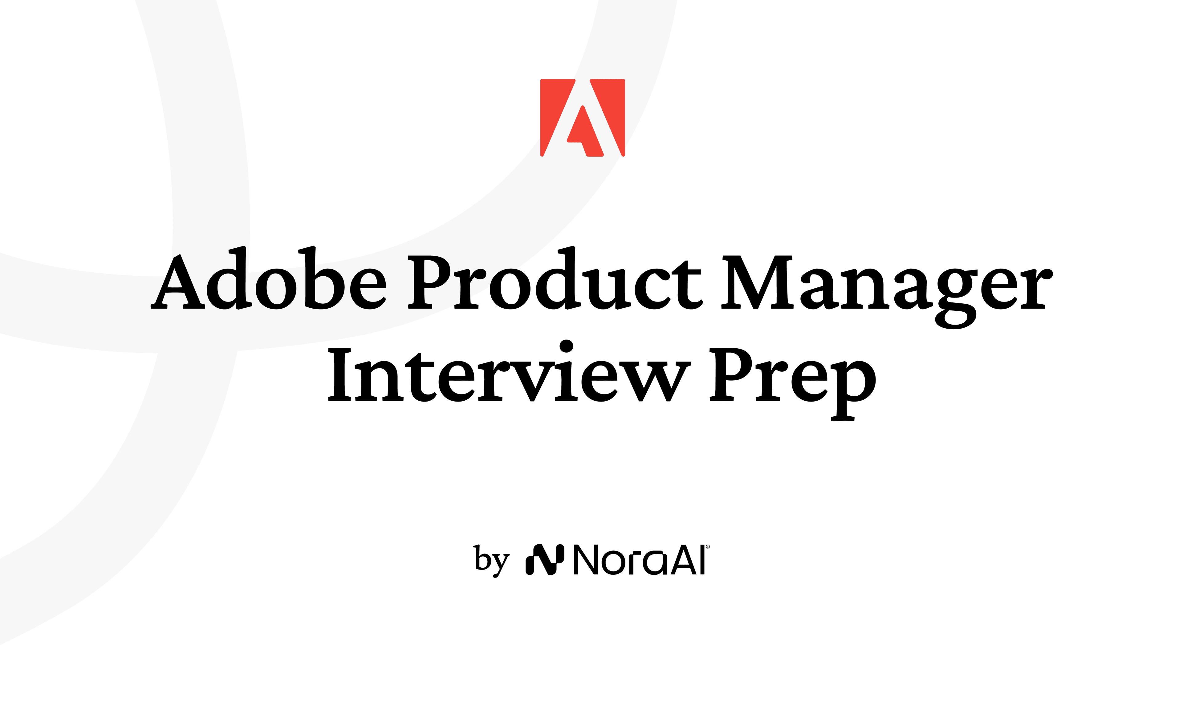Adobe Product Manager Interview Logo