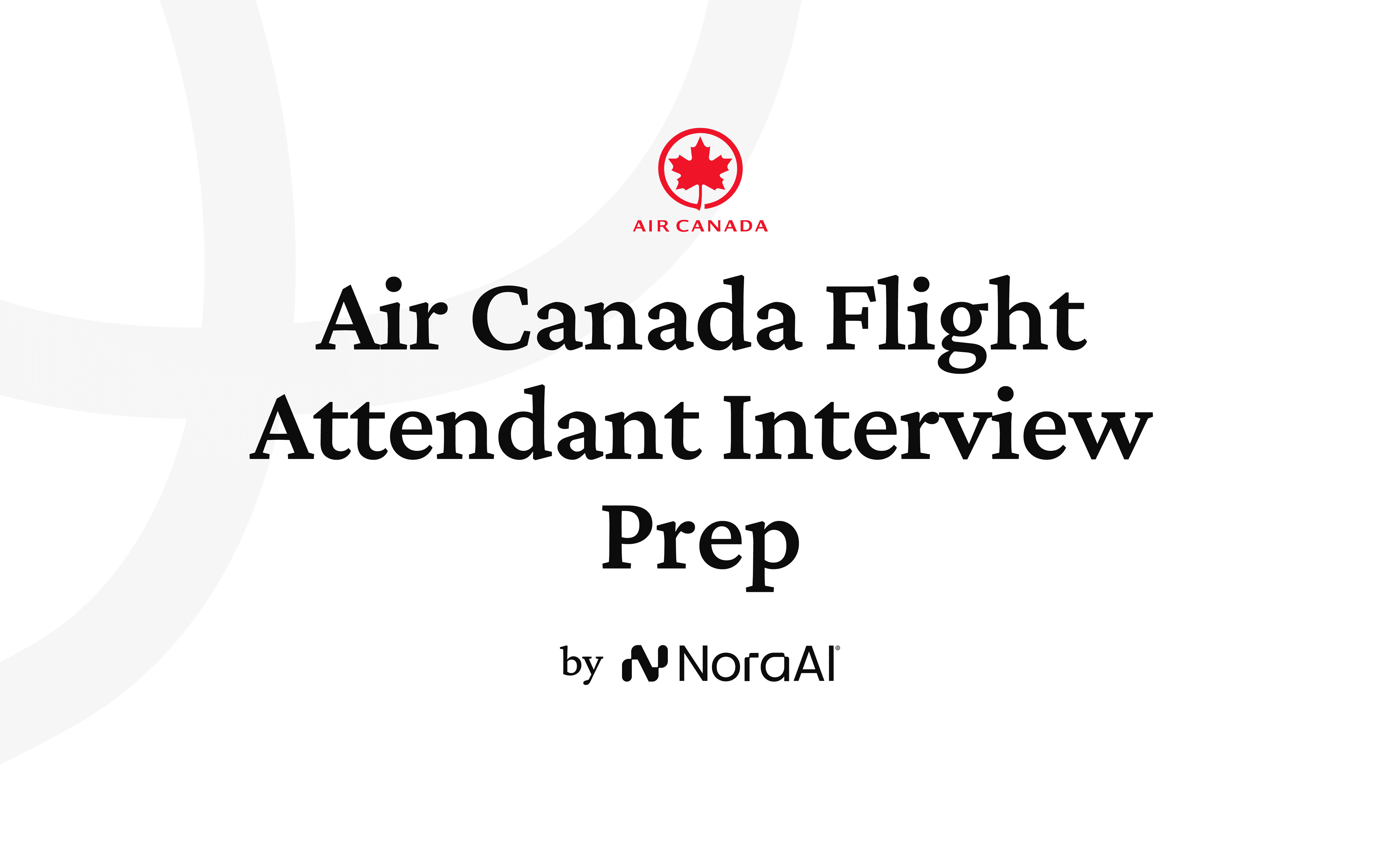 Air Canada Flight Attendant Interview logo