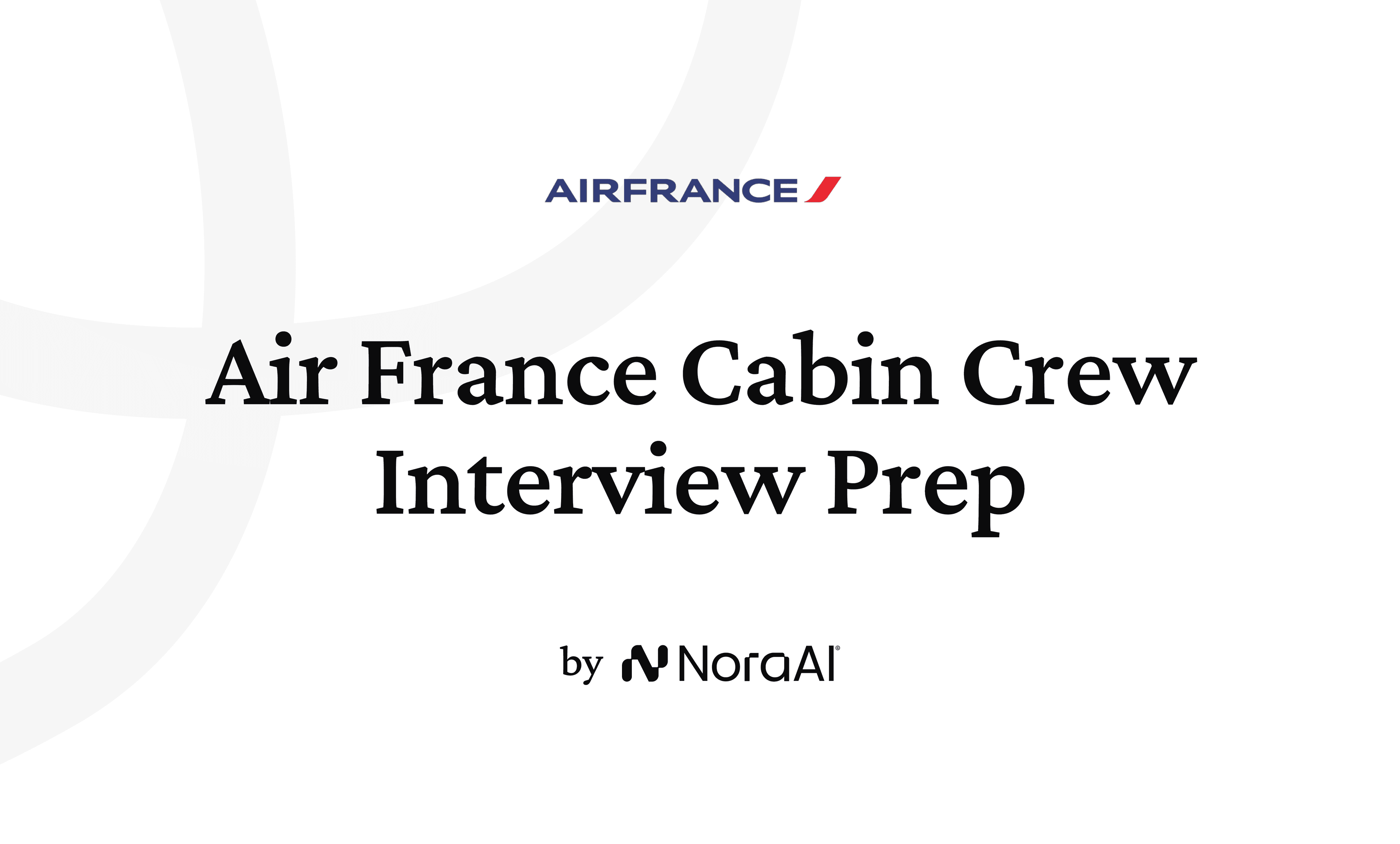 Air France Cabin Crew Interview logo