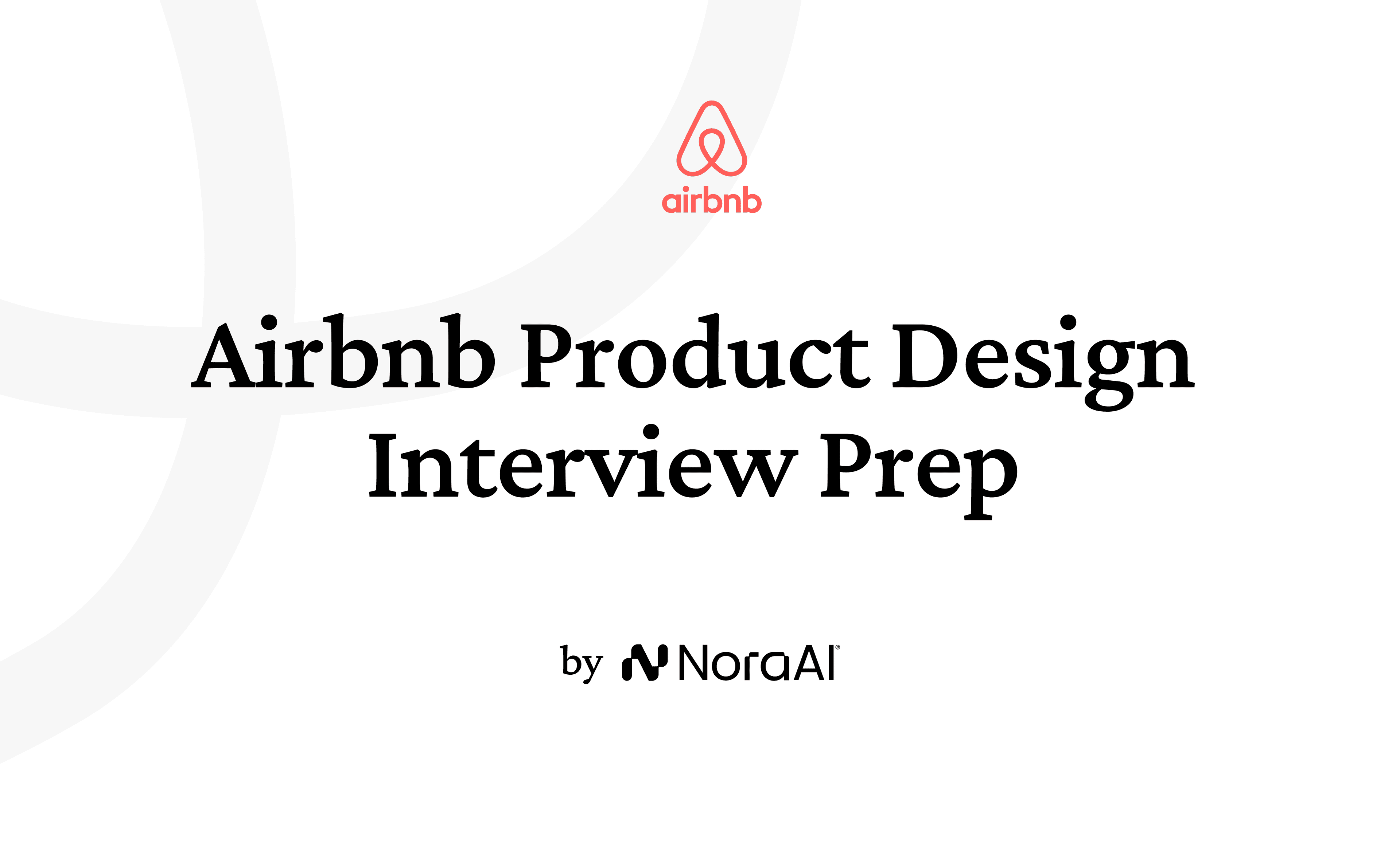 Airbnb Product Design Interview Logo
