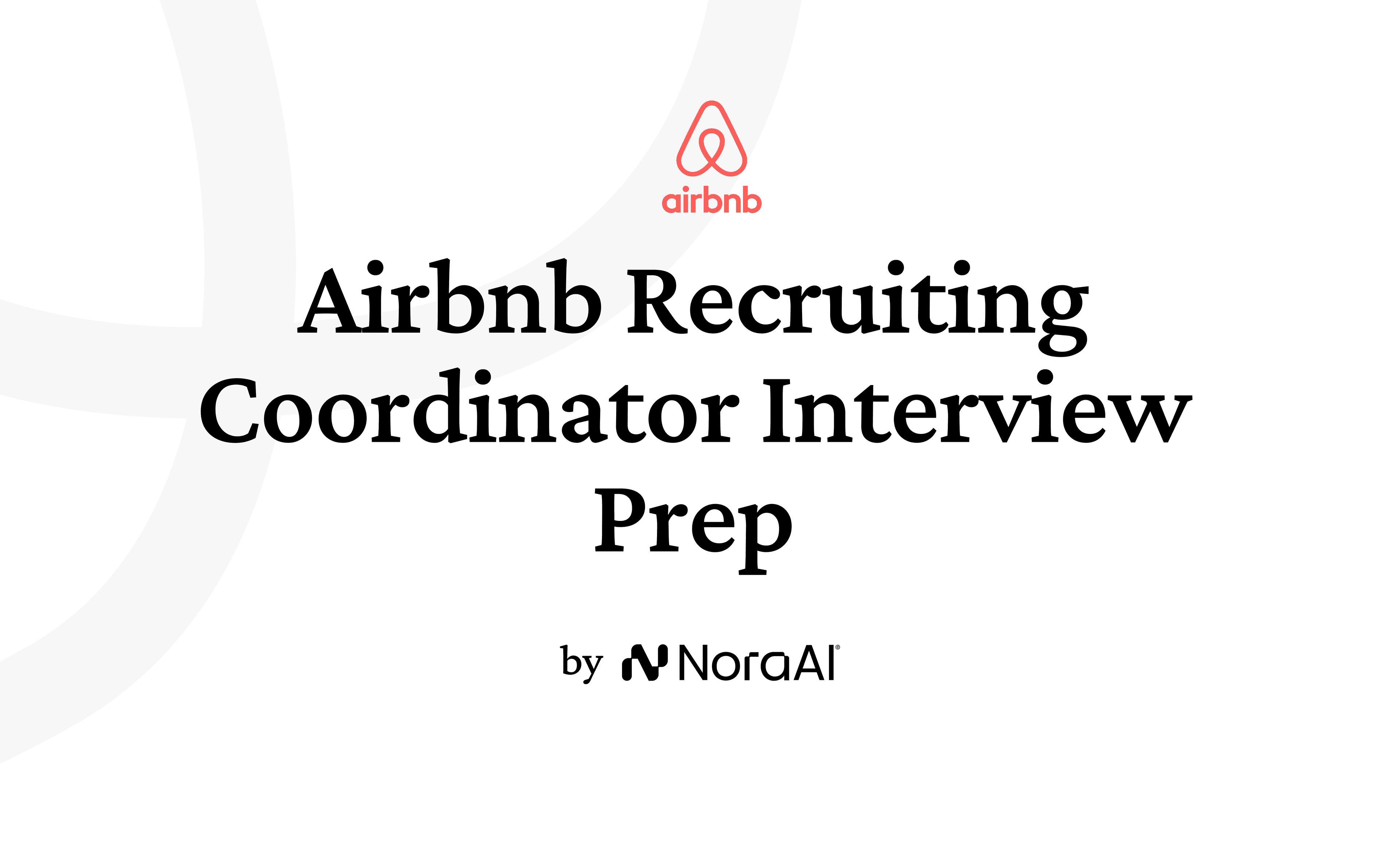 Airbnb Recruiting Coordinator Interview Logo