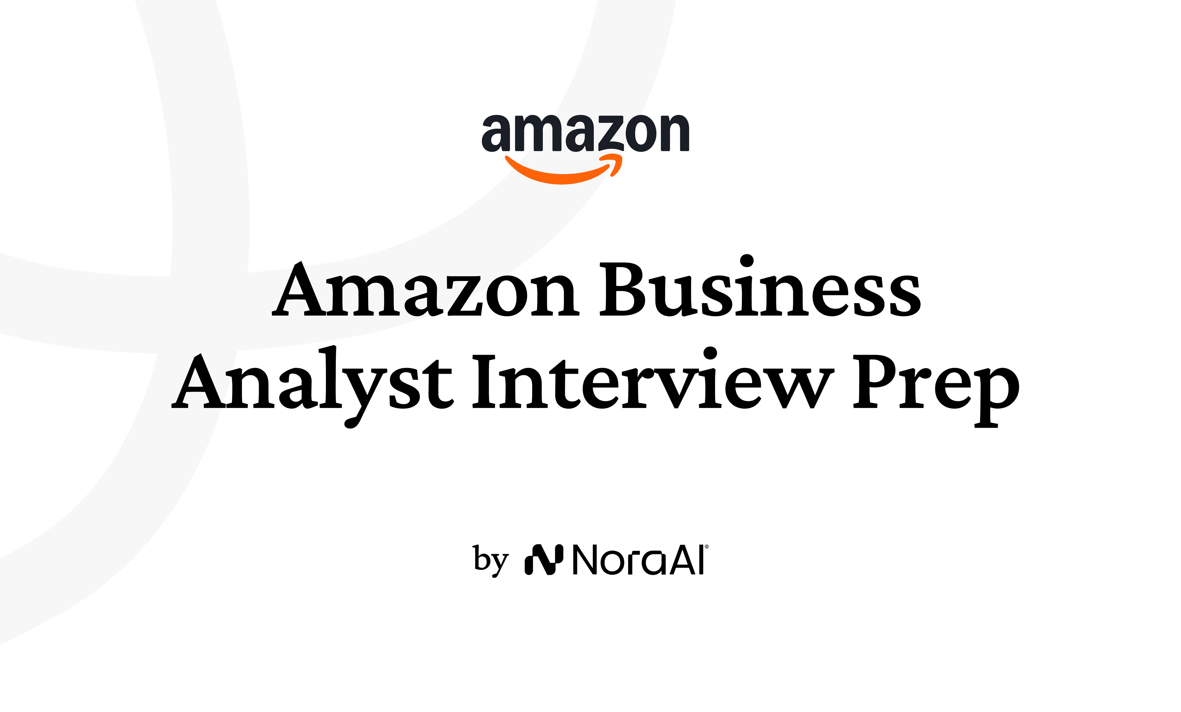 Amazon Business Analyst Interview logo
