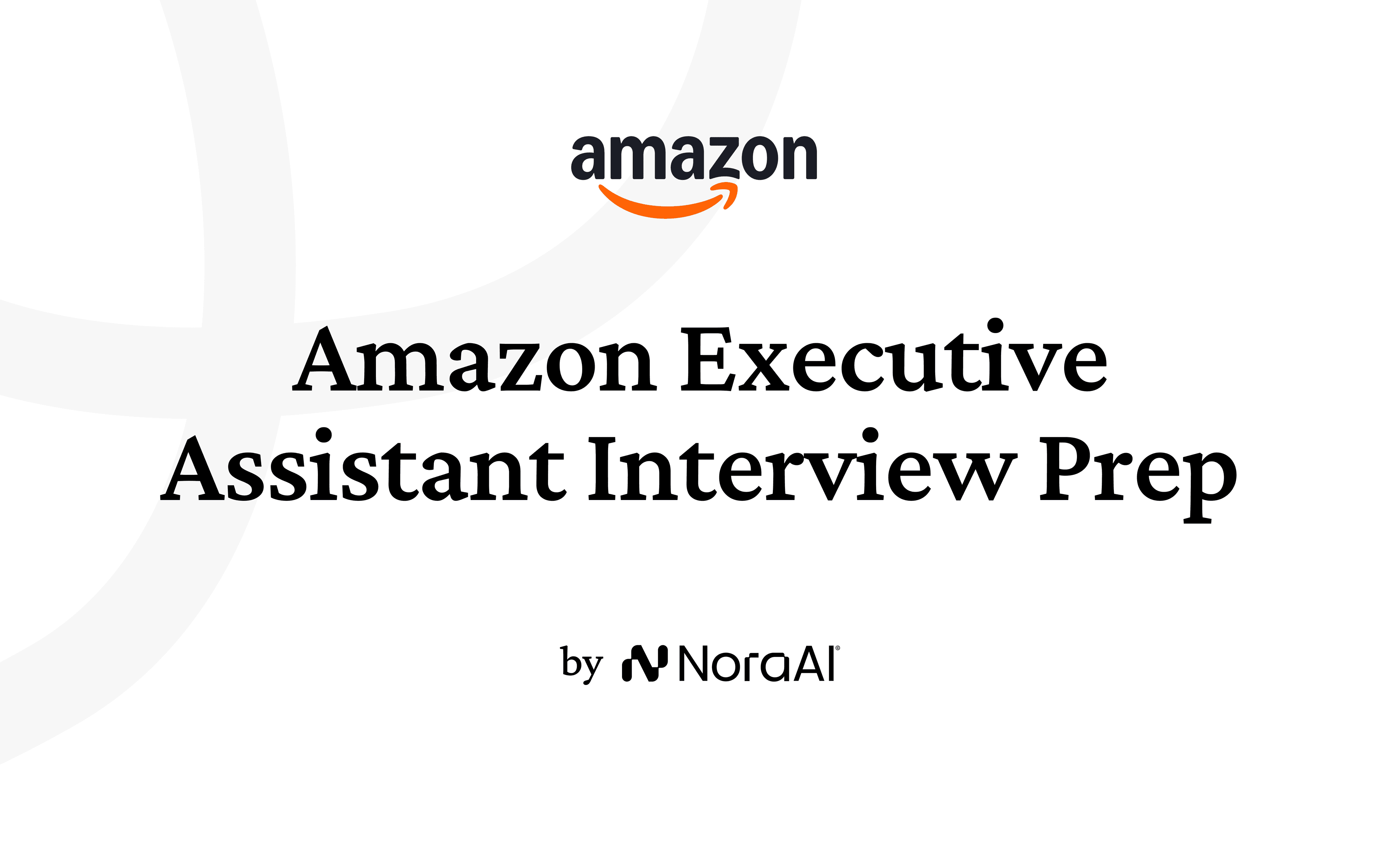 Amazon Executive Assistant Interview Logo