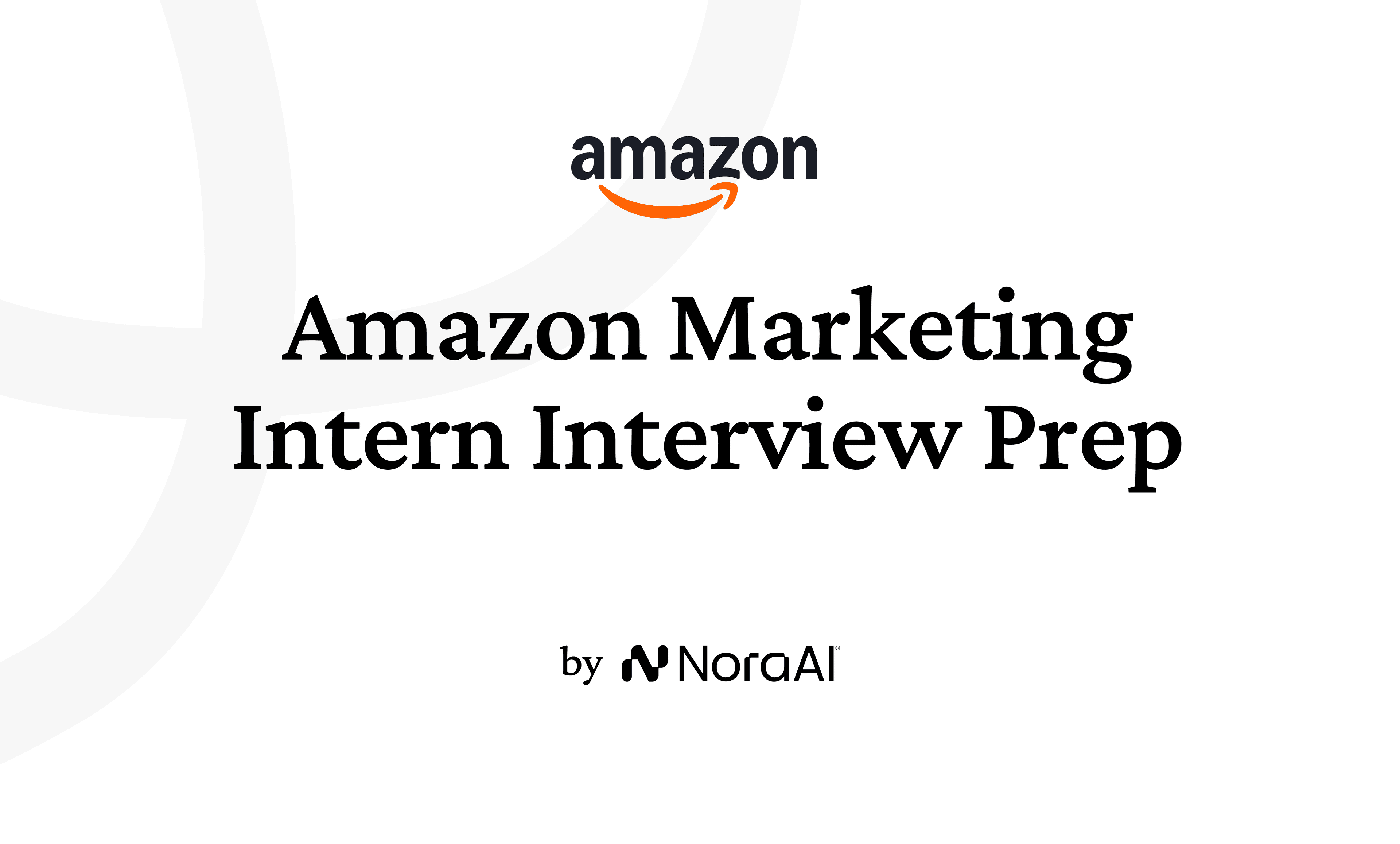 Amazon Marketing Intern Interview Logo