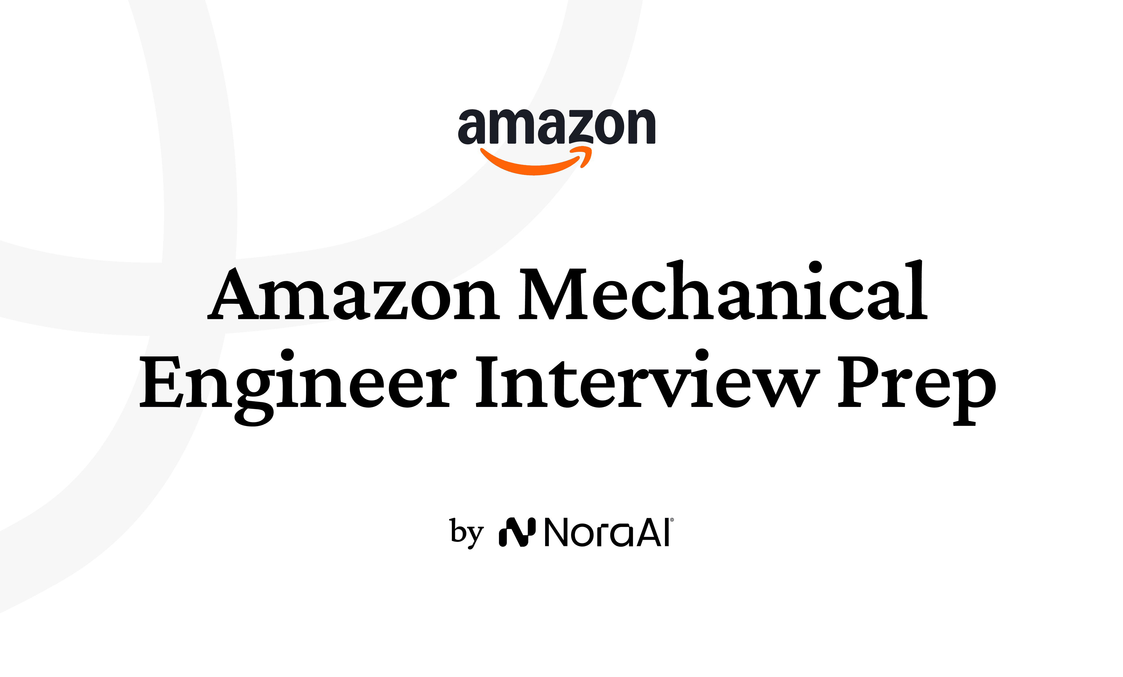 Amazon Mechanical Engineer Interview Logo