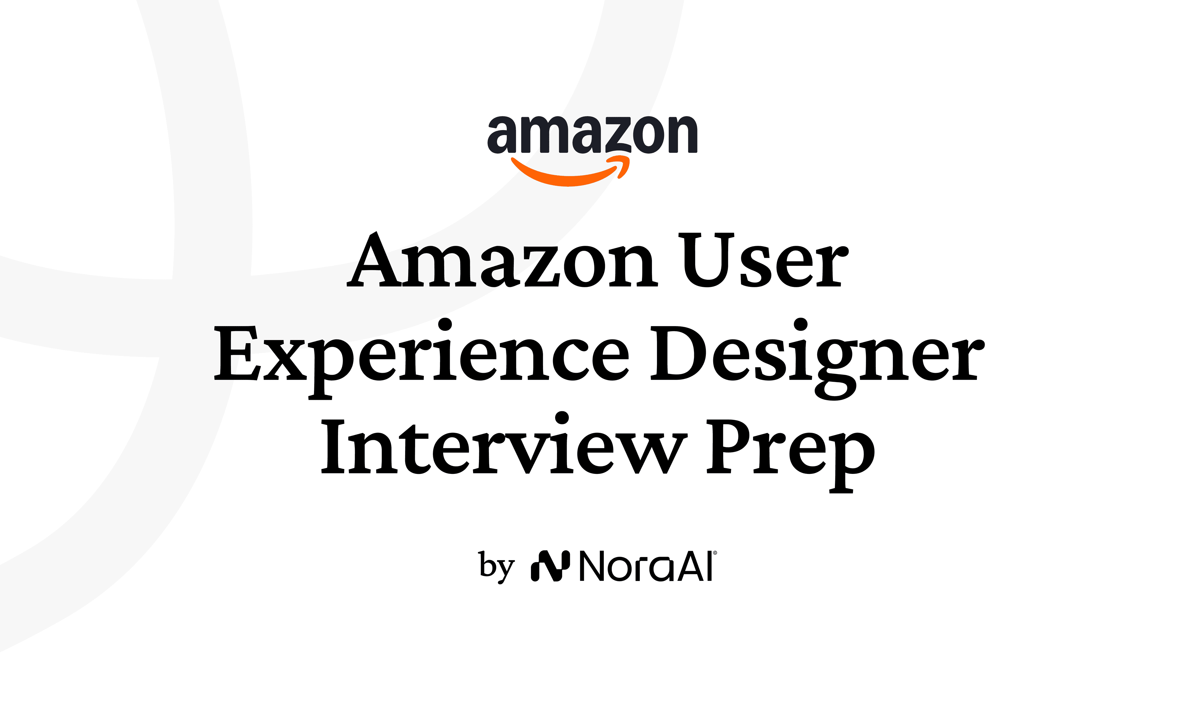 Amazon User Experience Designer Interview Logo