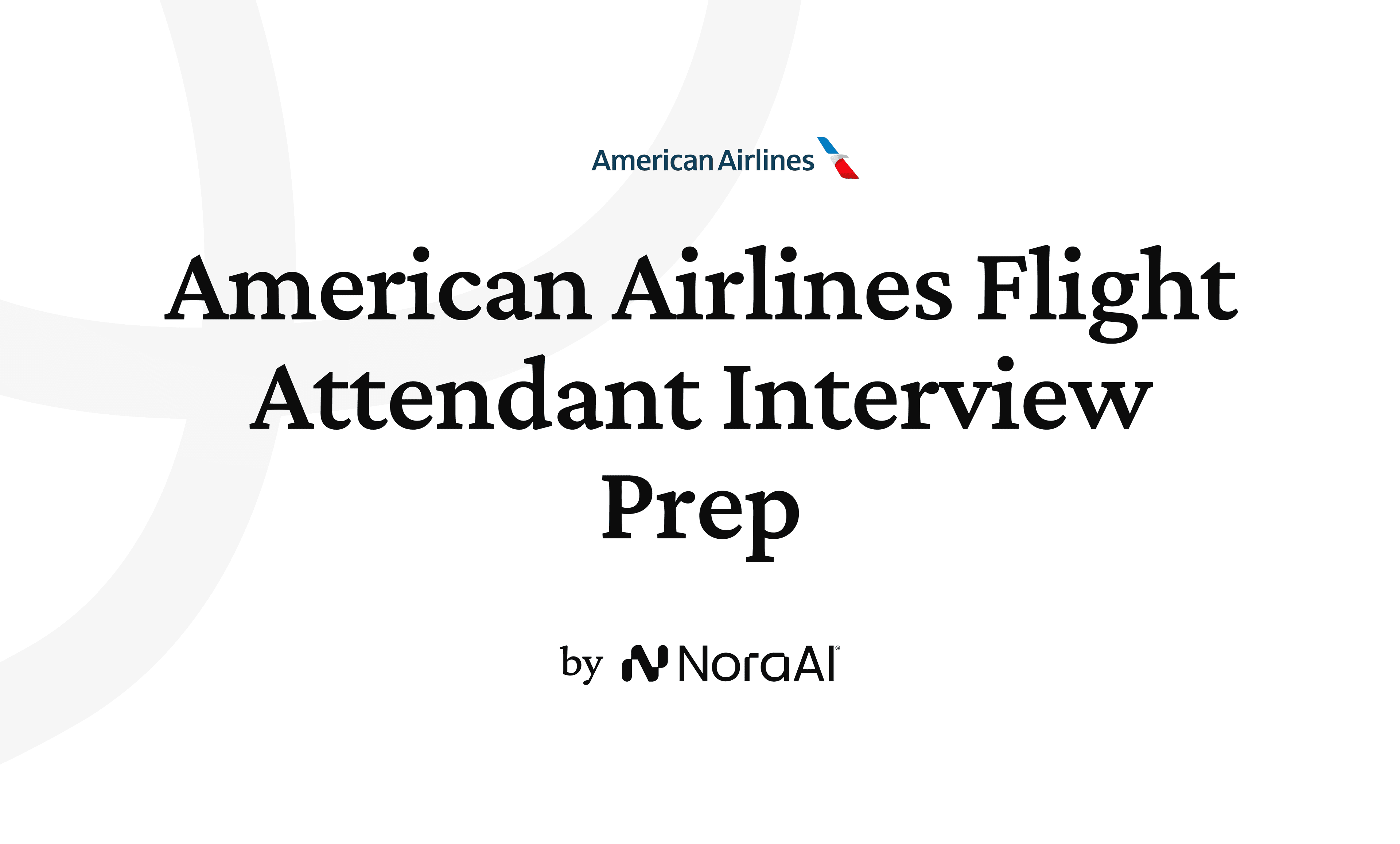 American Airlines Flight Attendant Interview logo
