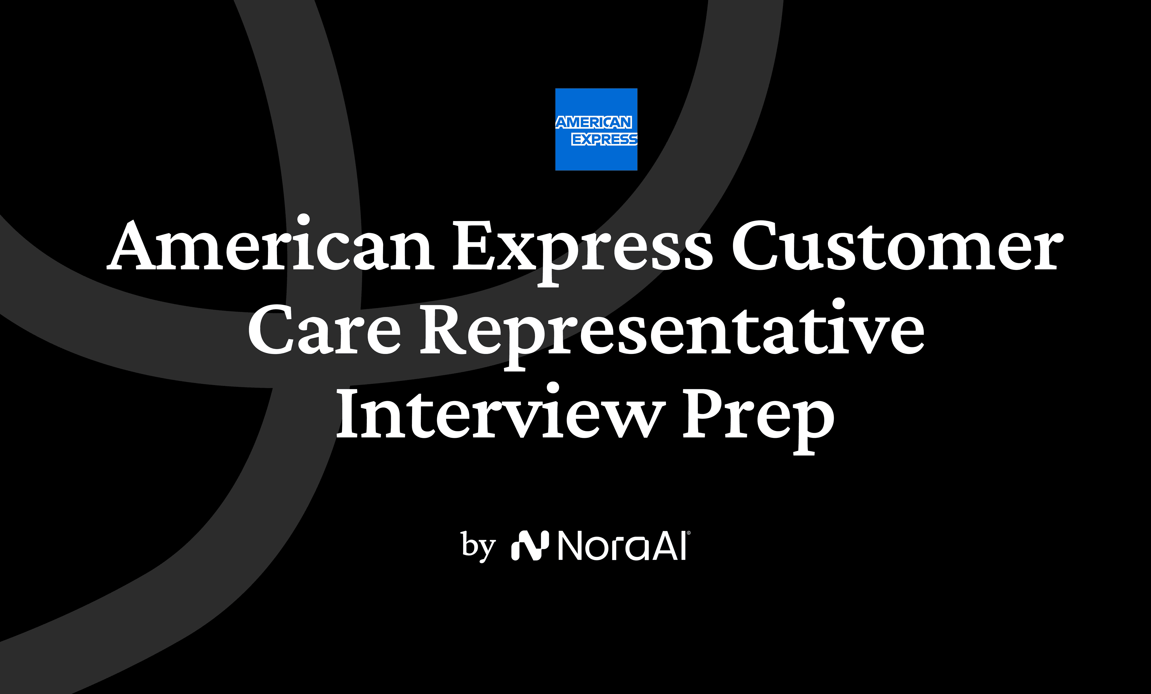 American Express Customer Care Representative Interview logo