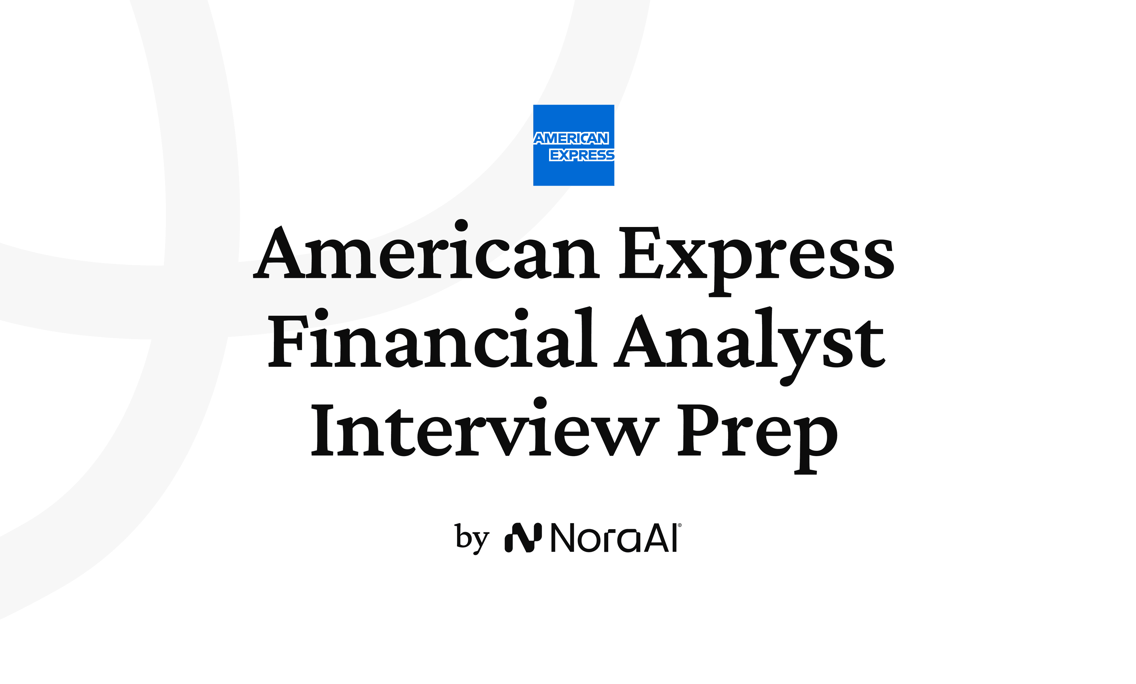 American Express Financial Analyst Interview logo