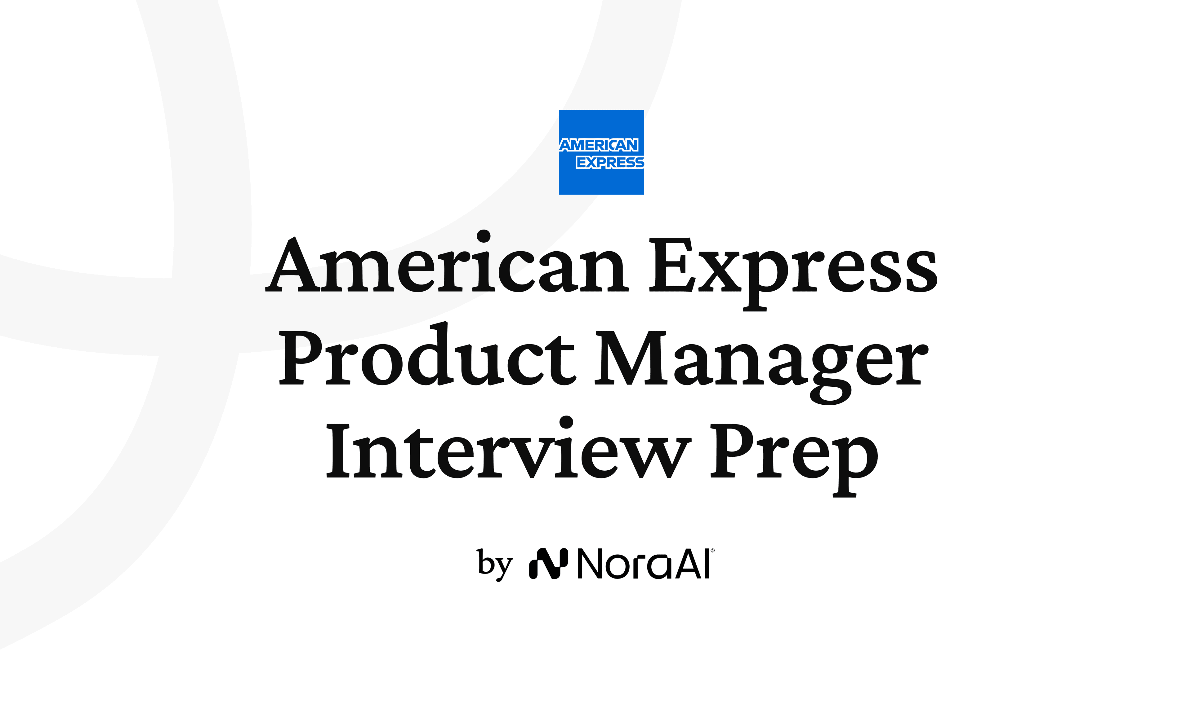 American Express Product Manager Interview logo