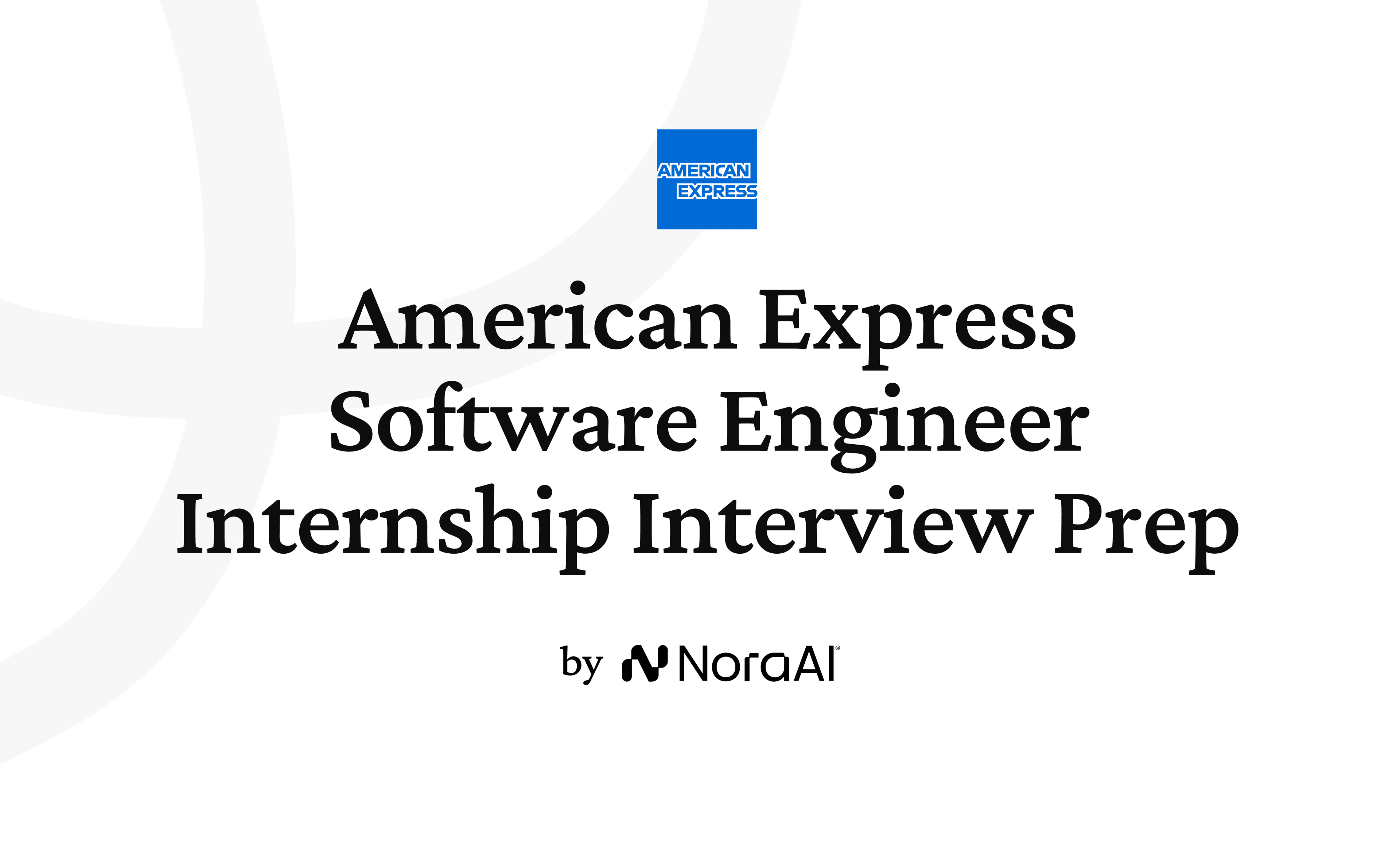 American Express Software Engineer Internship Interview logo