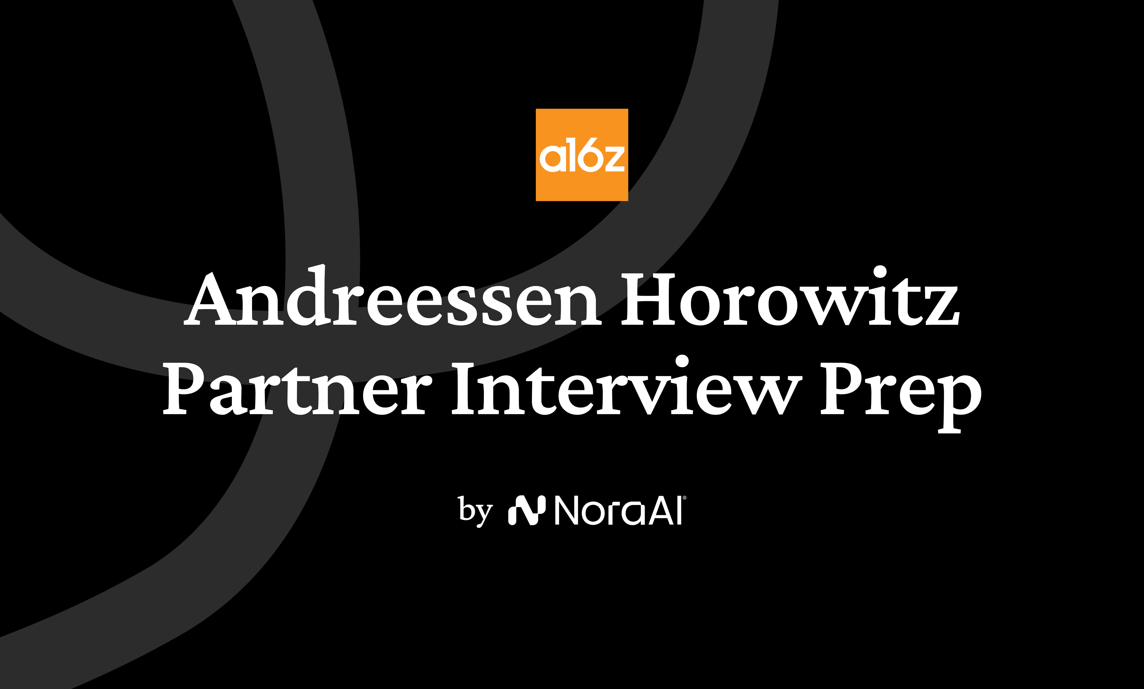 Andreessen Horowitz Partner Interview logo
