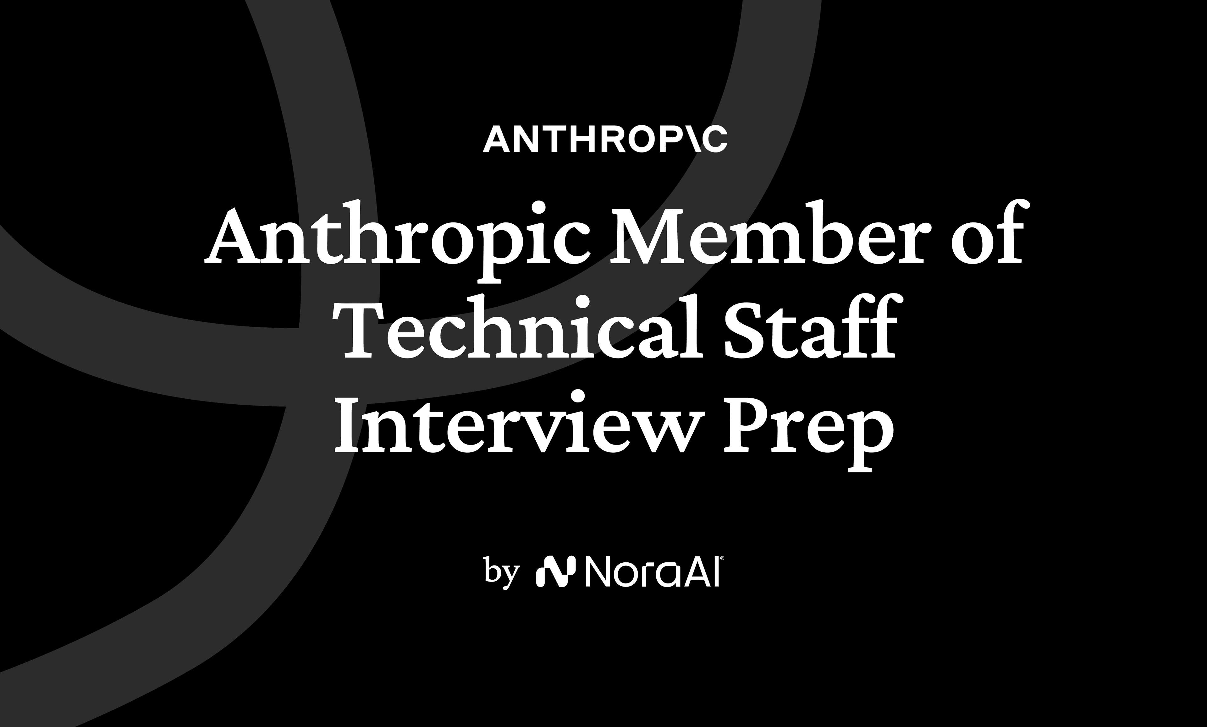 Anthropic Member of Technical Staff Interview Logo