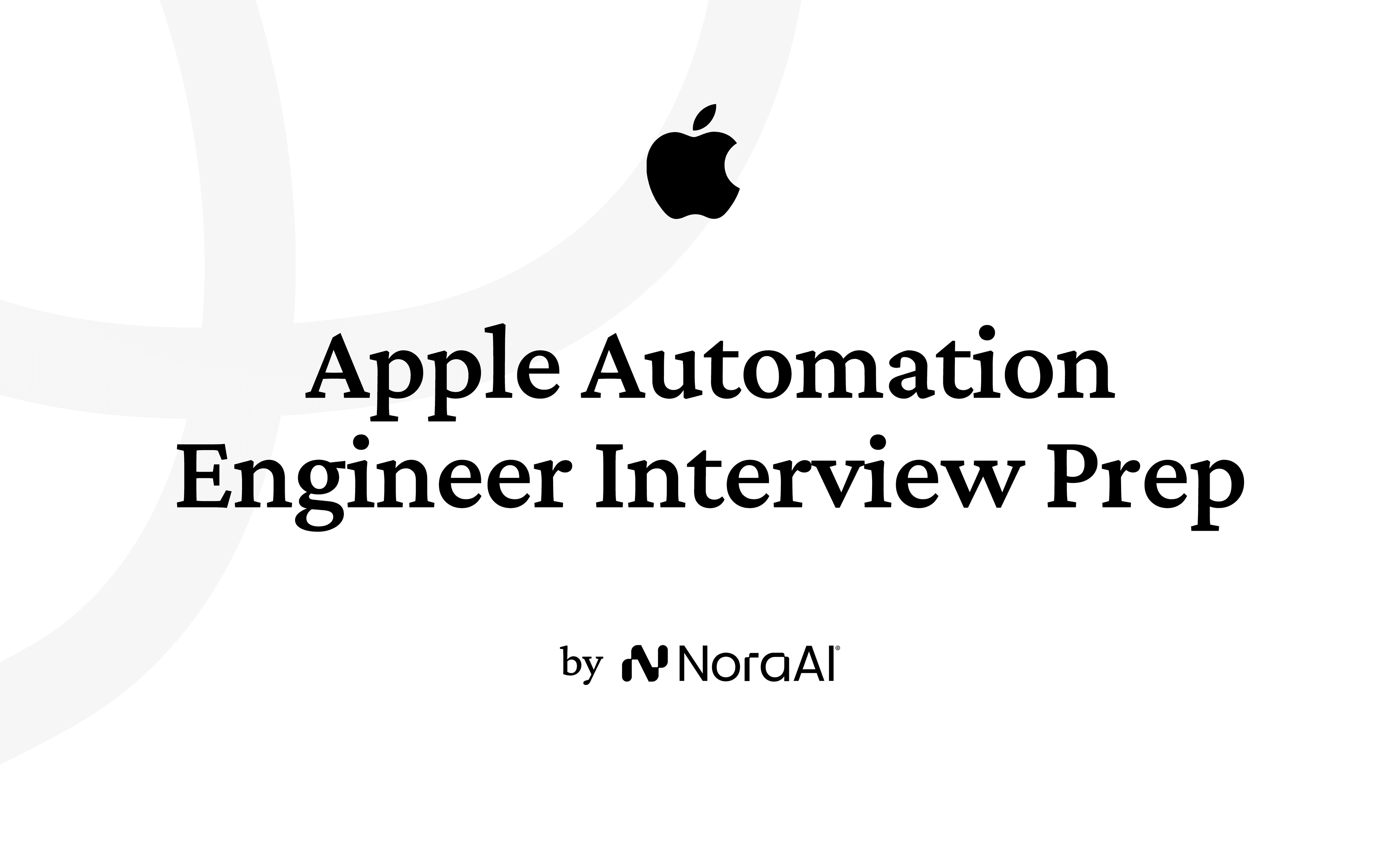 Apple Automation Engineer Interview Logo