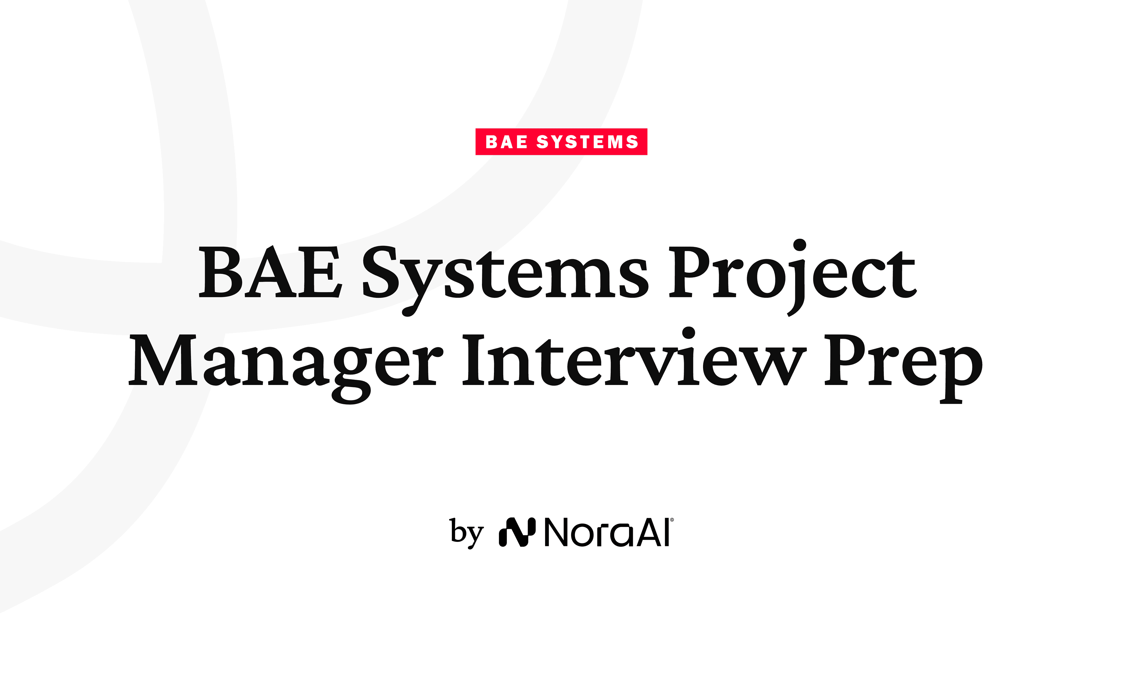 BAE Systems Project Manager Interview logo