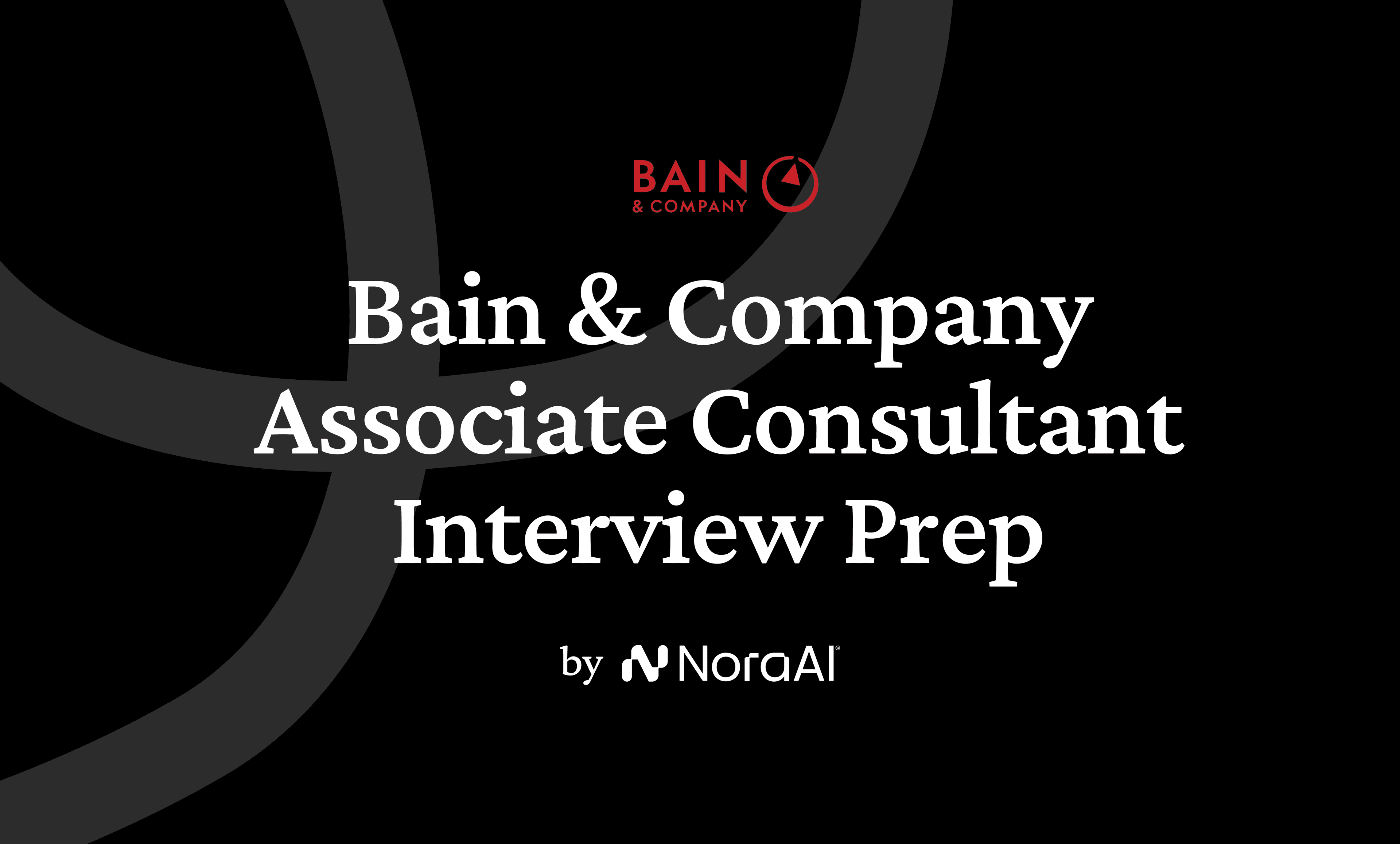 Bain & Company Associate Consultant Interview logo