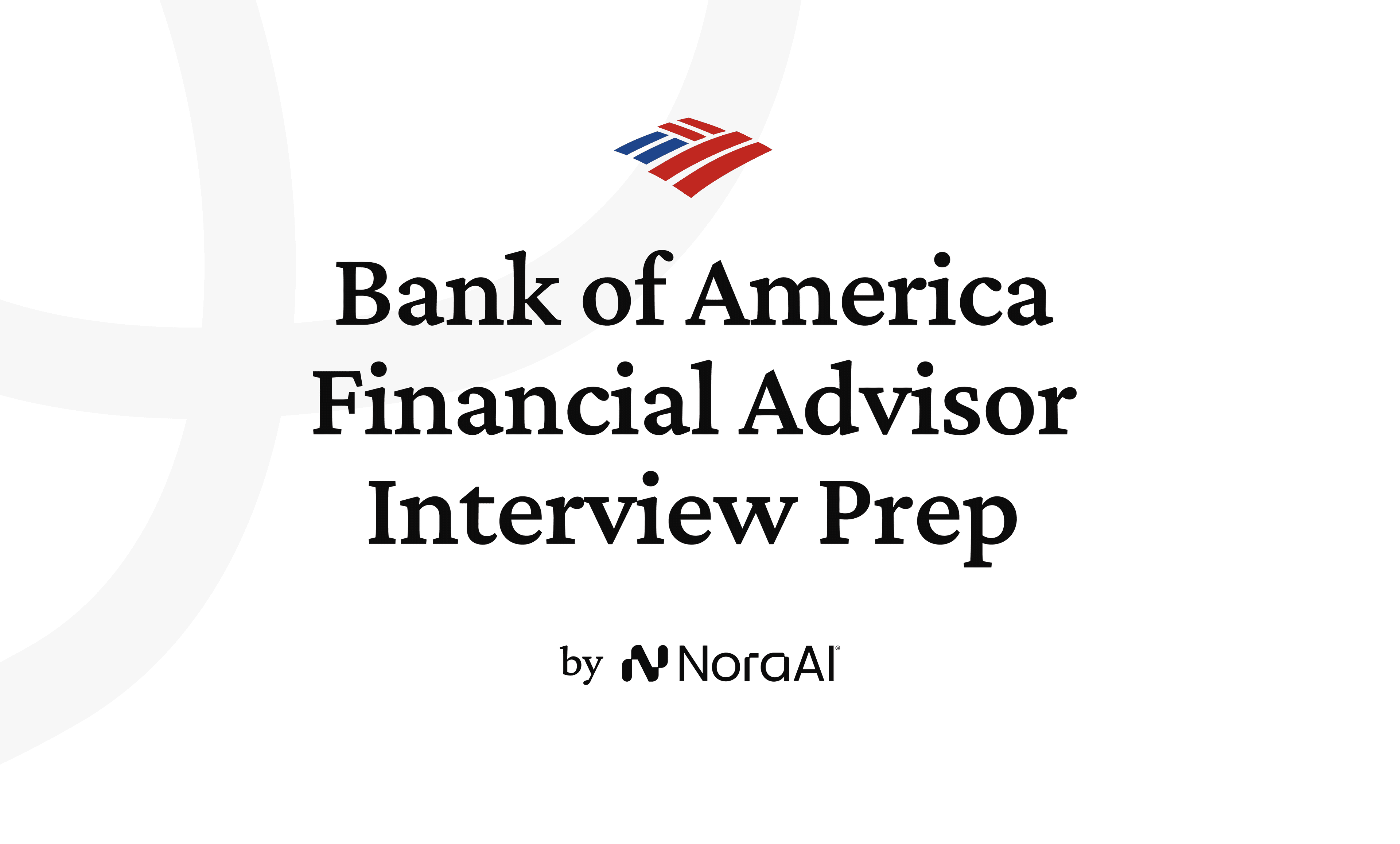 Bank of America Financial Advisor Interview logo