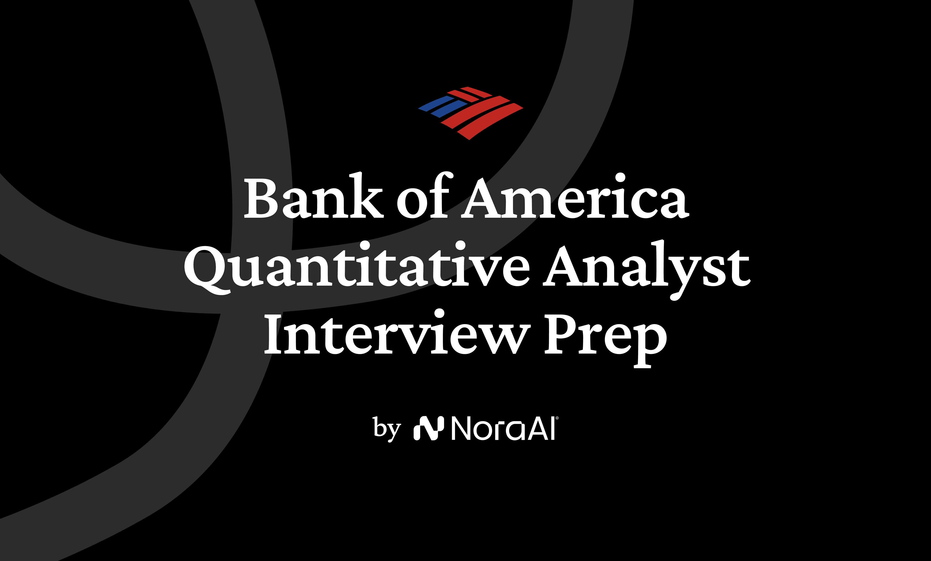 Bank of America Quantitative Analyst Interview logo
