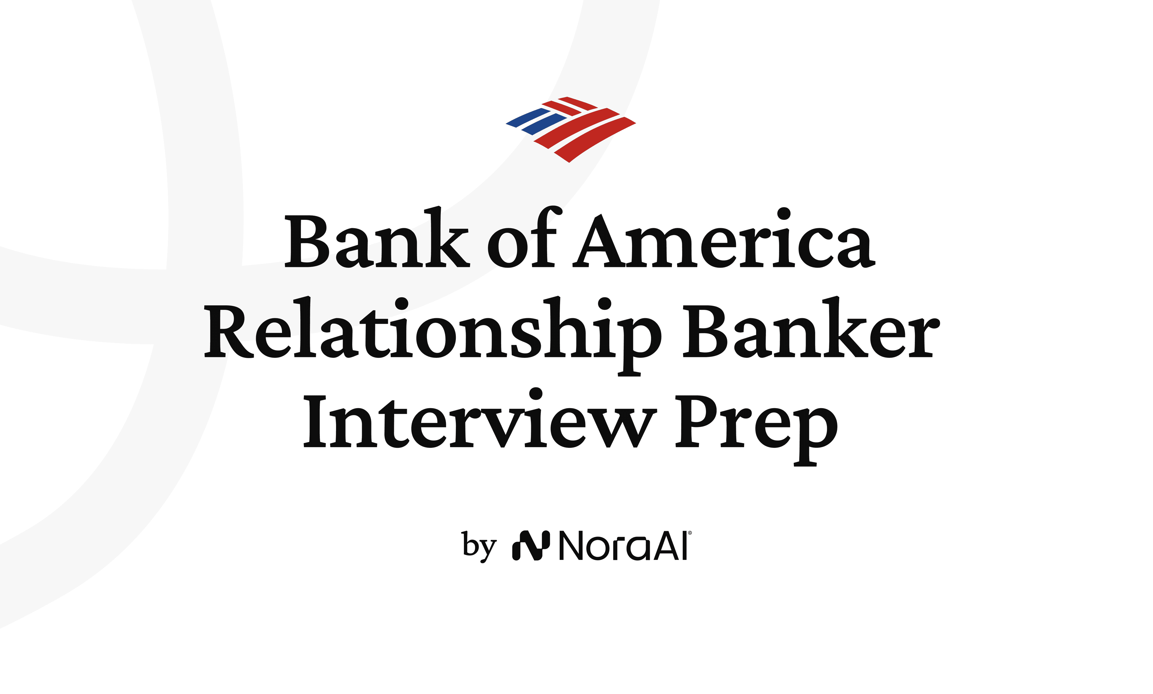 Bank of America Relationship Banker Interview logo