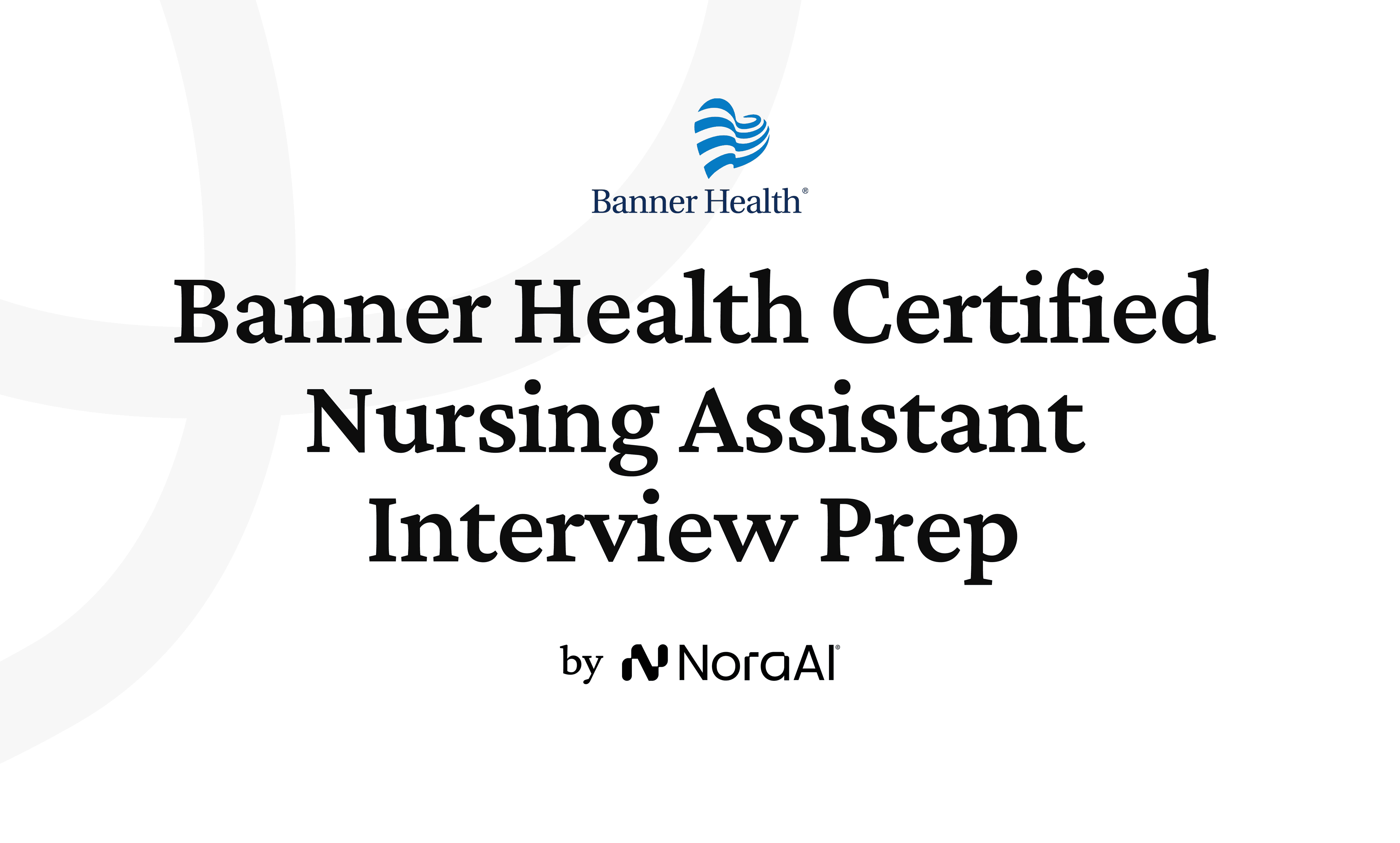 Banner Health Certified Nursing Assistant Interview logo