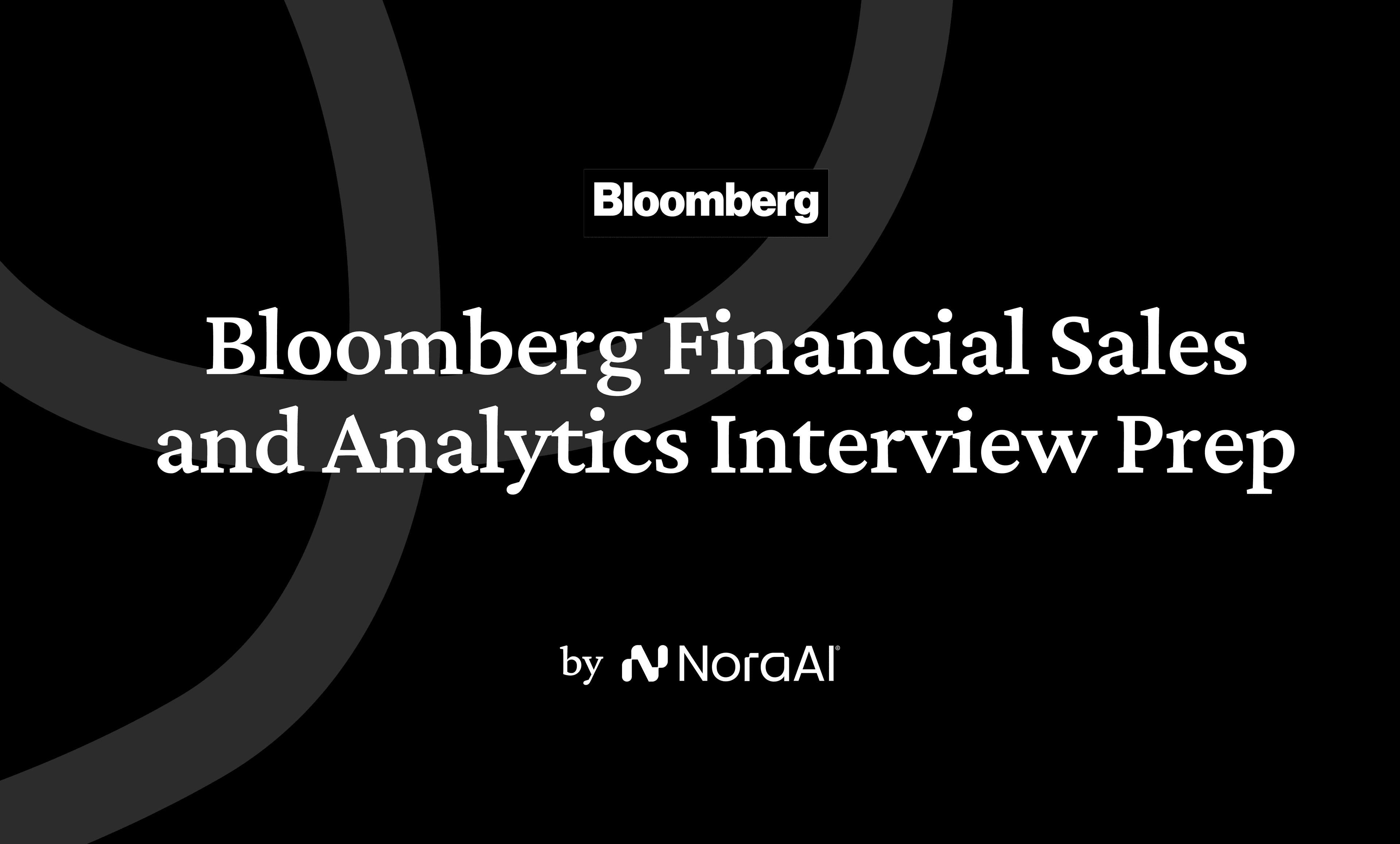 Bloomberg Financial Sales and Analytics Interview logo
